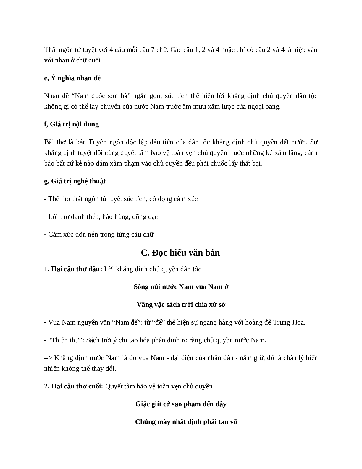 Sông núi nước Nam - Tác giả tác phẩm - Ngữ văn lớp 7 (trang 2)