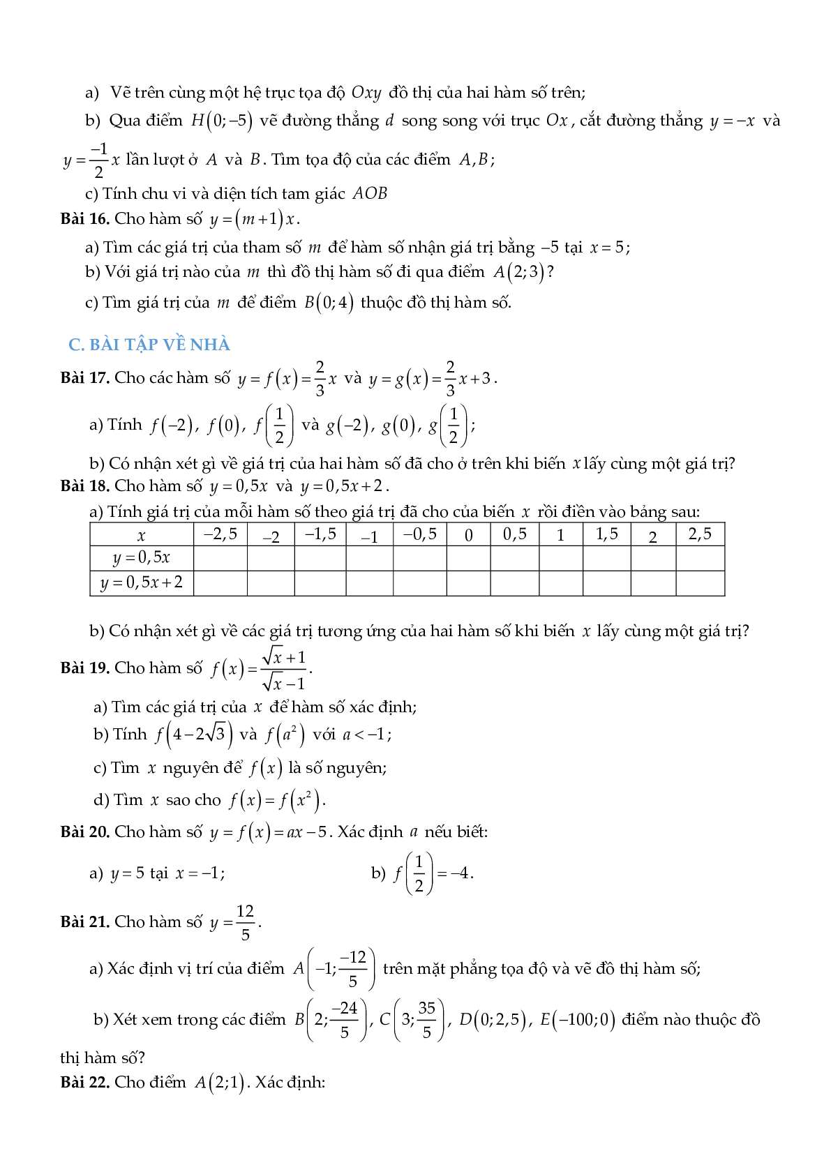 Chuyên đề hàm số bậc nhất (trang 6)
