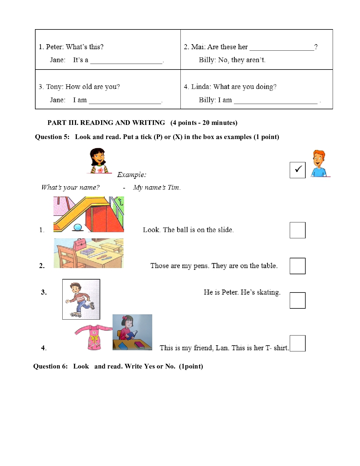 Bài tập ôn hè môn Tiếng Anh lớp 3 lên lớp 4 (trang 3)