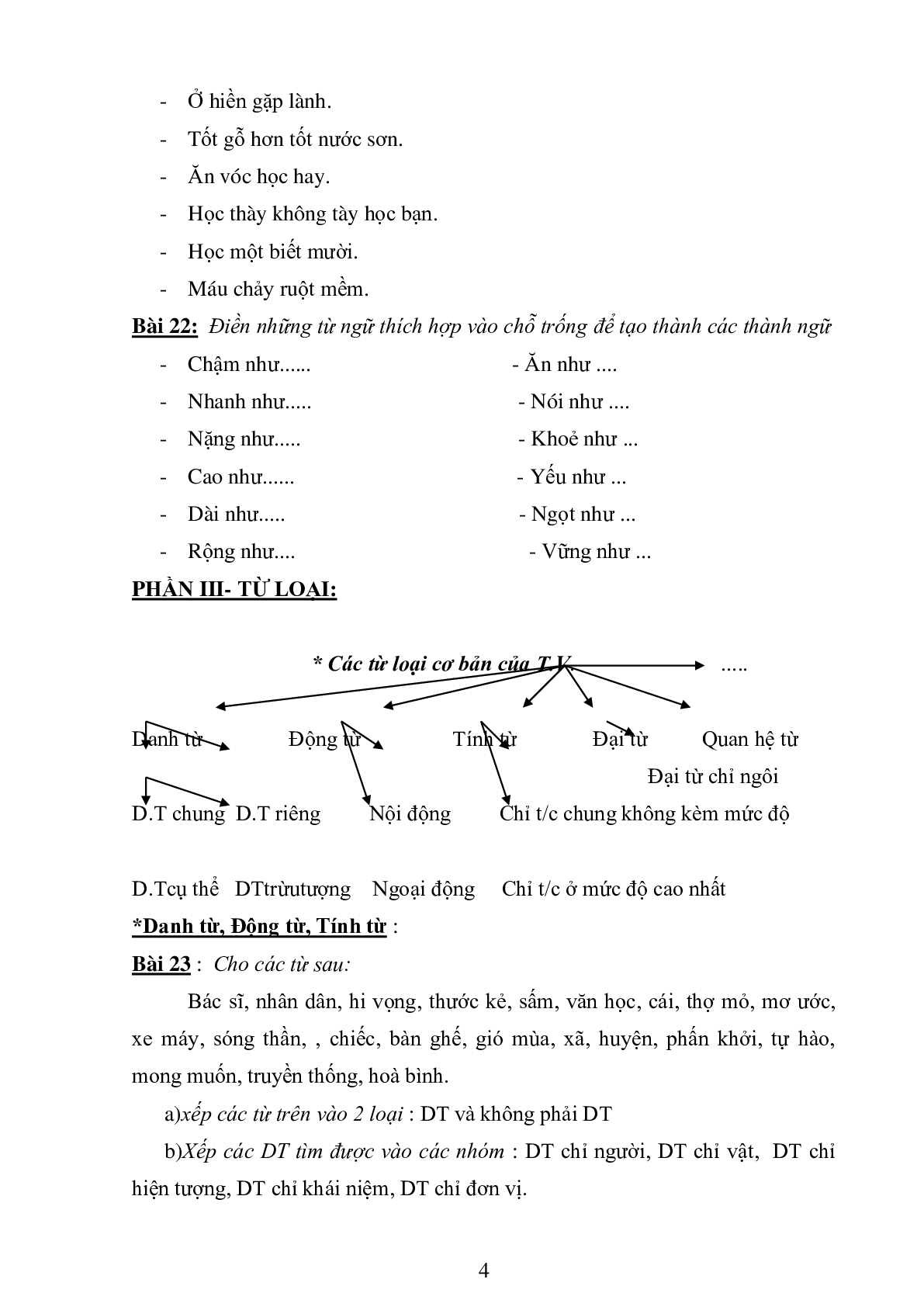 74 bài tập luyện từ và câu môn Tiếng Việt lớp 4 (trang 4)