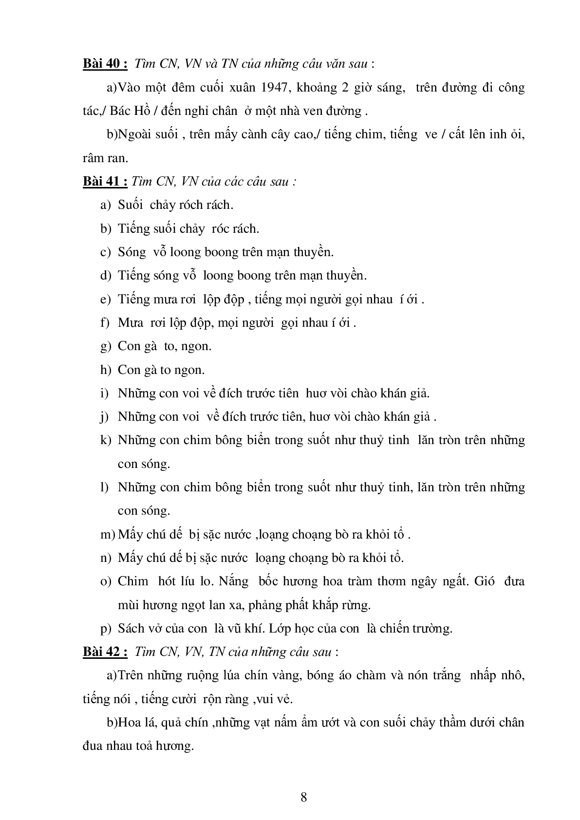 74 bài tập luyện từ và câu môn Tiếng Việt lớp 4 (trang 8)