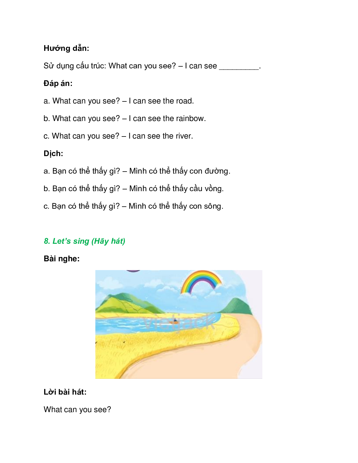 Tiếng Anh lớp 2 Unit 4 Lesson 3 trang 19 – Kết nối tri thức (trang 2)