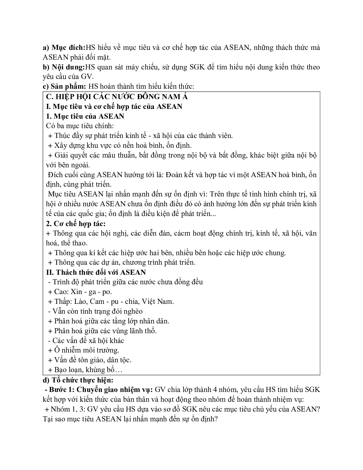 Giáo án Địa lí 11 Bài 11 Khu vực Đông Nam Á mới nhất (trang 7)