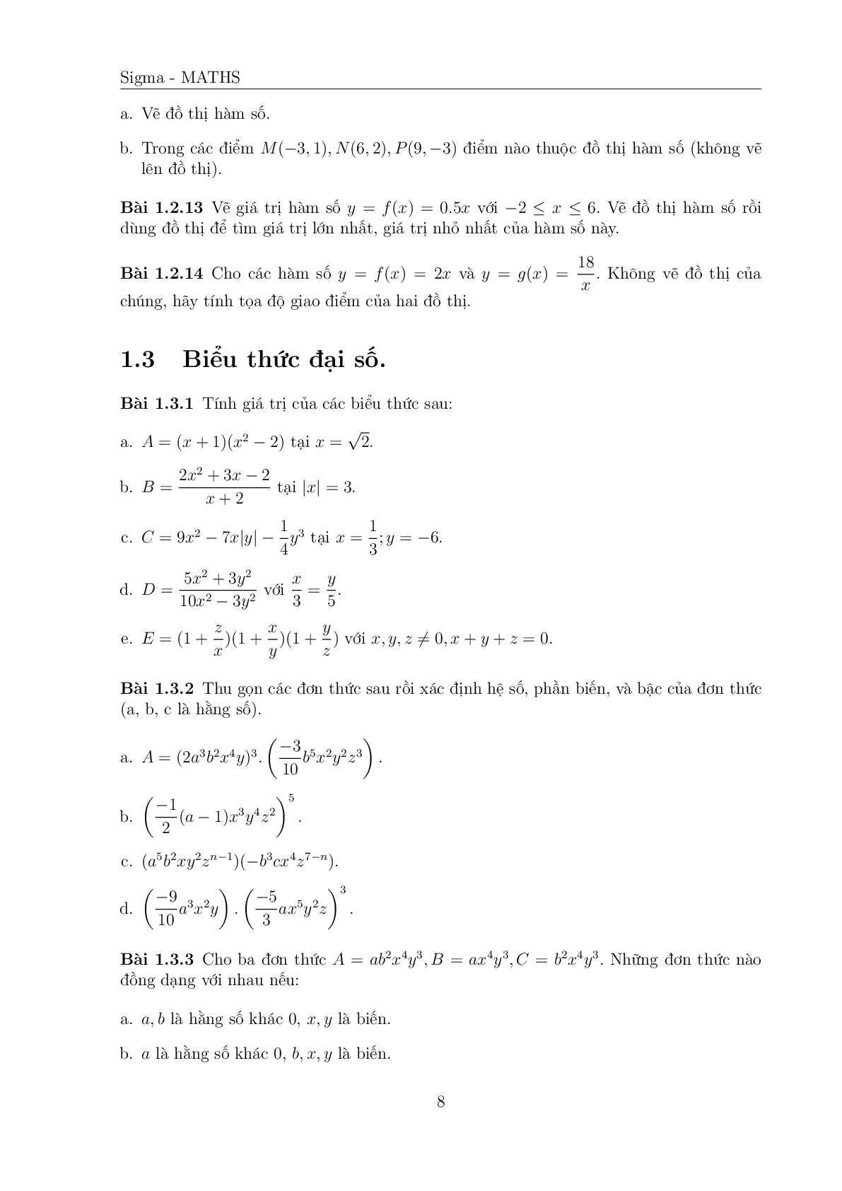 108 bài toán chọn lọc Toán 7 (trang 9)