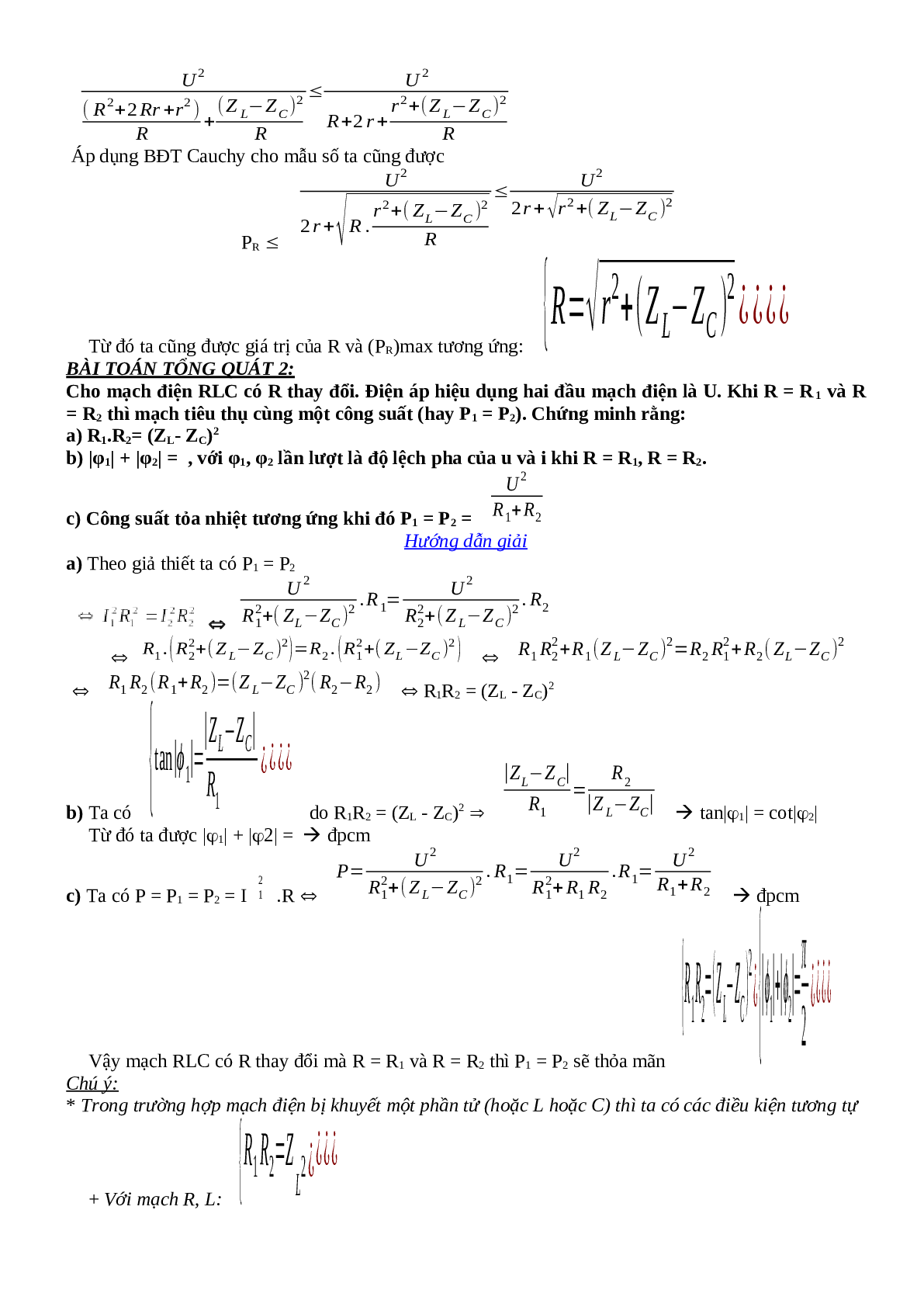 Lý thuyết, bài tập về Điện xoay chiều hay nhất - Vật lí 12 (trang 10)