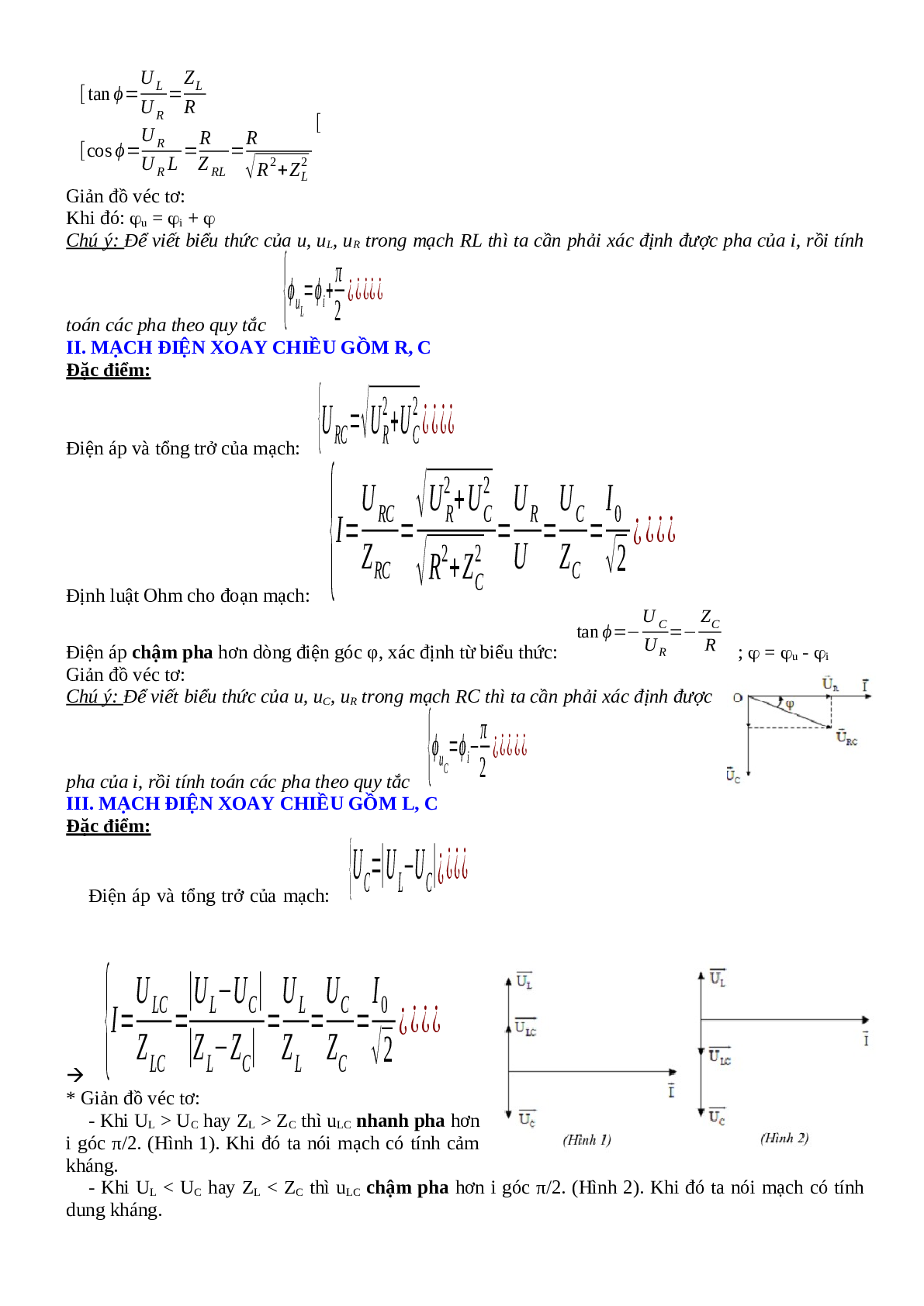 Lý thuyết, bài tập về Điện xoay chiều hay nhất - Vật lí 12 (trang 3)
