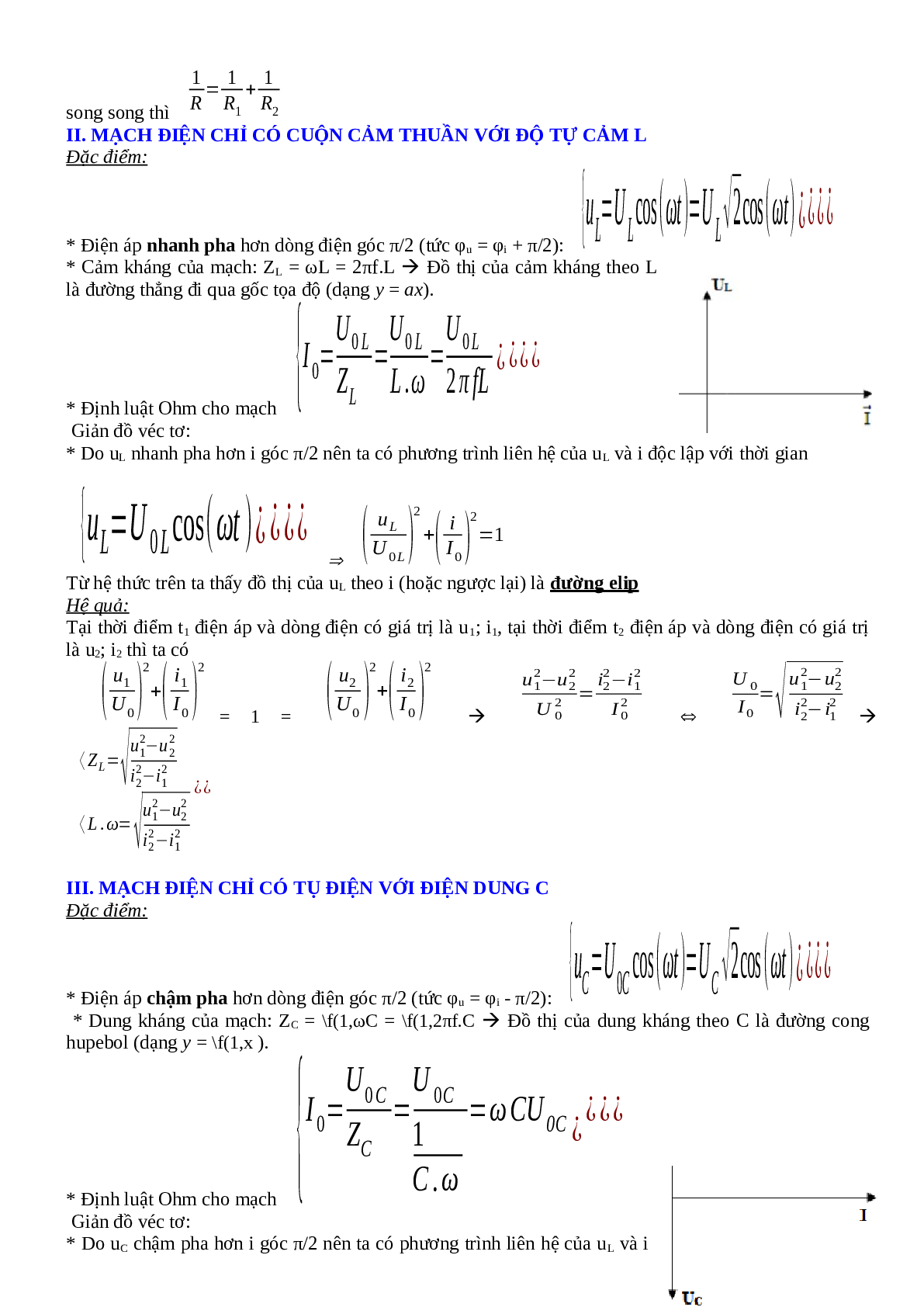 Lý thuyết, bài tập về Điện xoay chiều hay nhất - Vật lí 12 (trang 6)