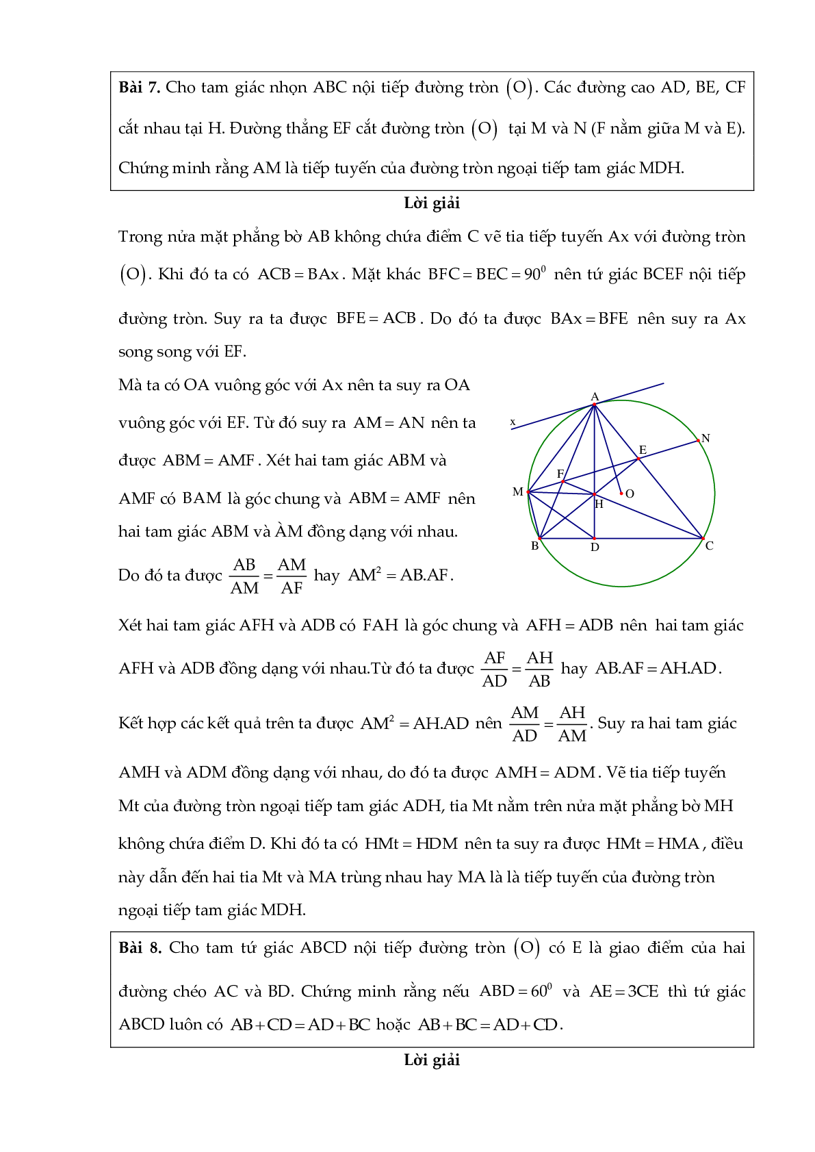Các bài toán hình học hay trung học cơ sở (trang 9)