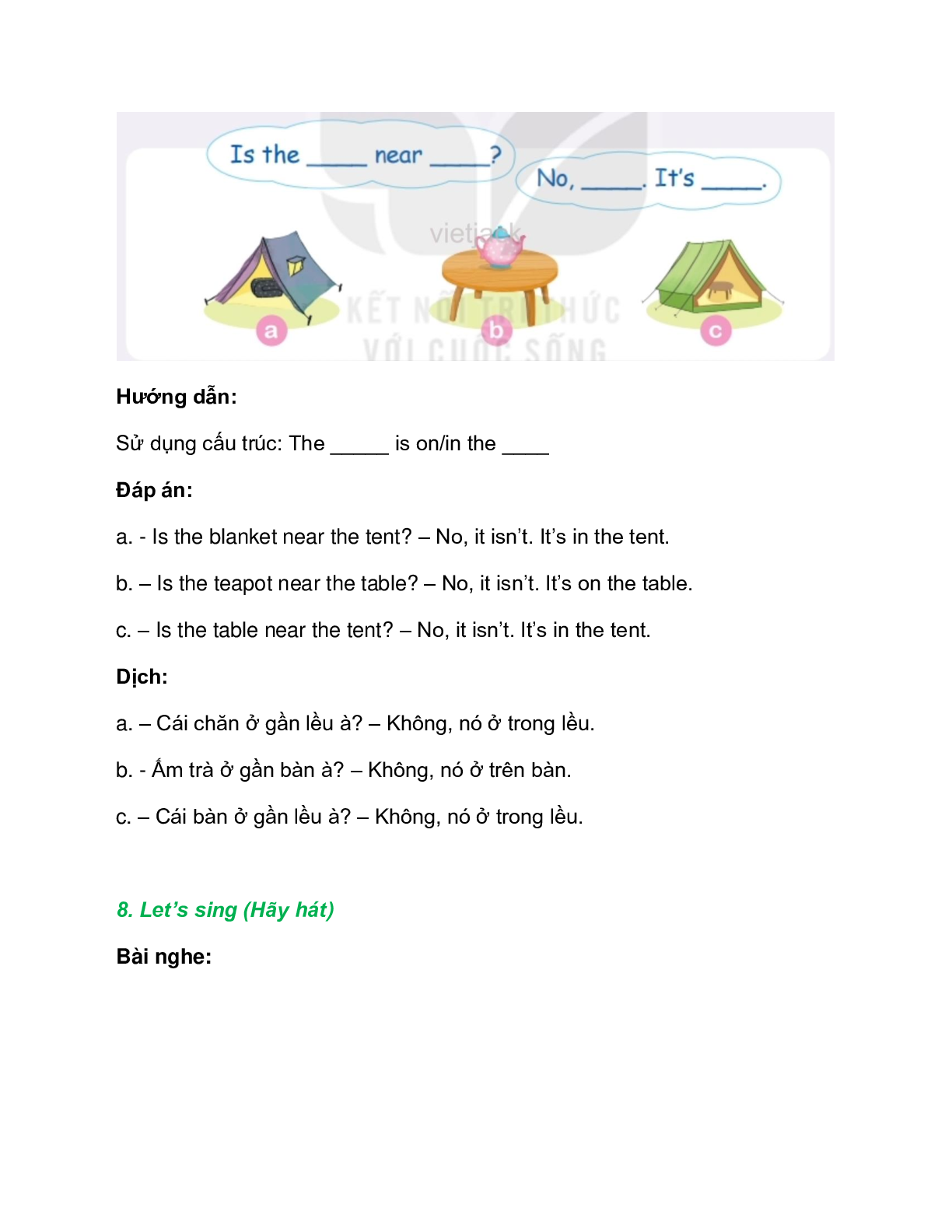 Tiếng Anh lớp 2 Unit 16 Lesson 3 trang 70 – Kết nối tri thức (trang 2)