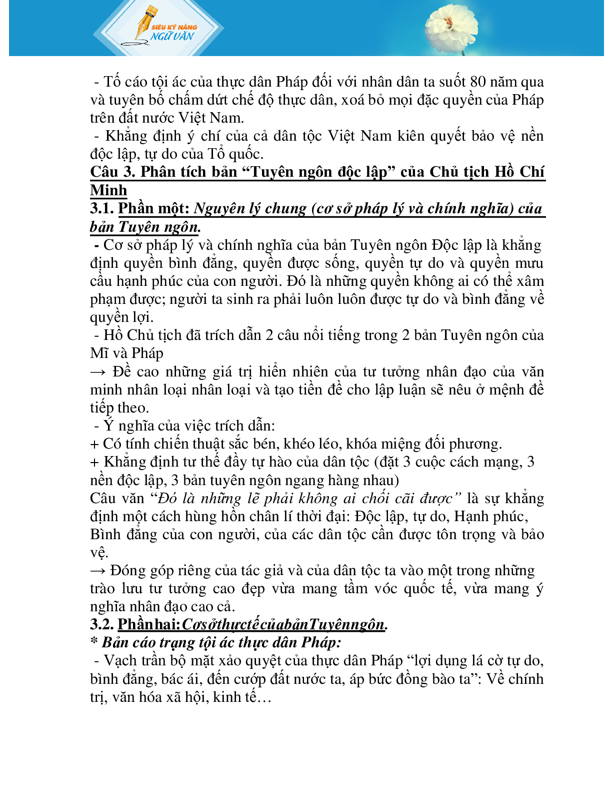 KIẾN THỨC TRỌNG TÂM VĂN HỌC LỚP 12 CÓ CHỌN LỌC (trang 4)