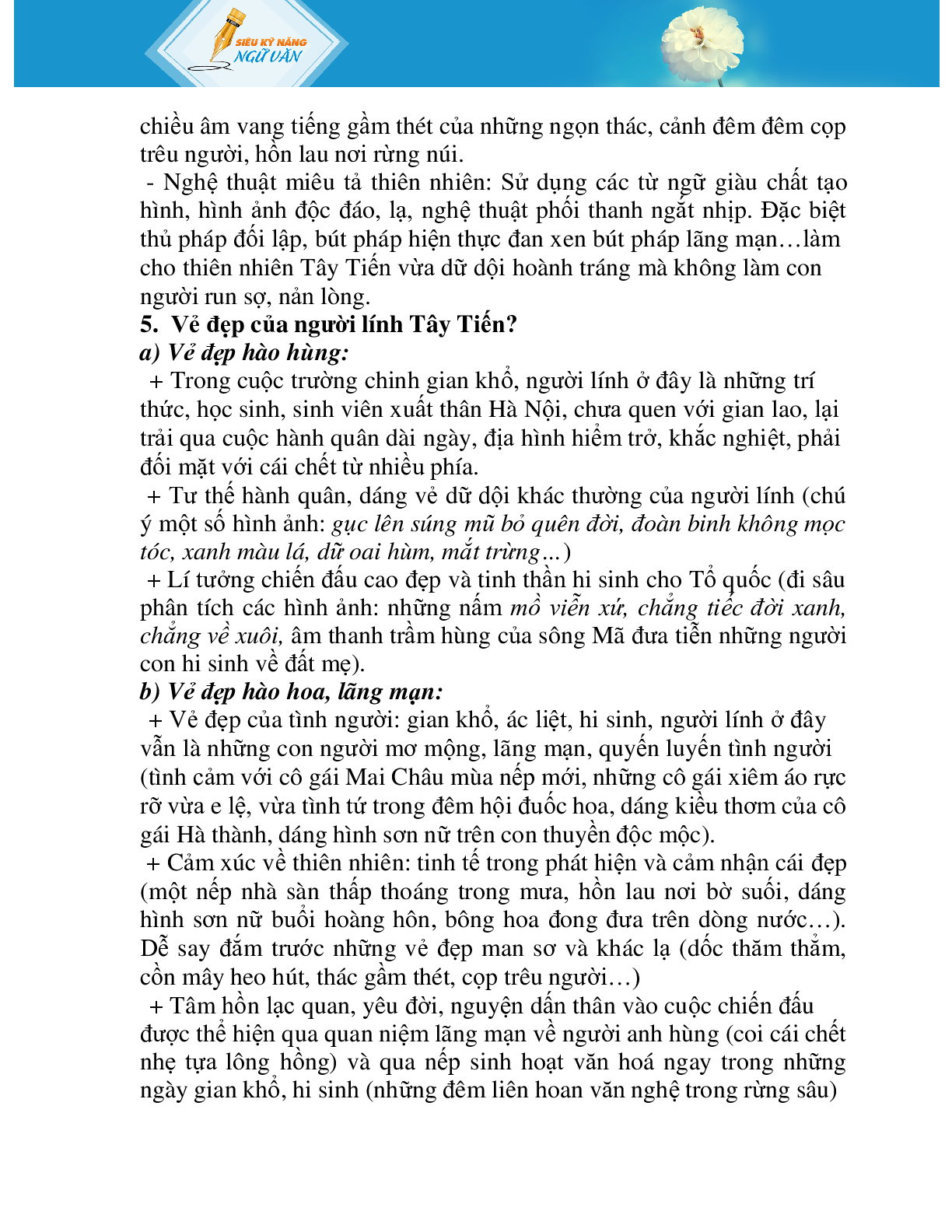 KIẾN THỨC TRỌNG TÂM VĂN HỌC LỚP 12 CÓ CHỌN LỌC (trang 9)