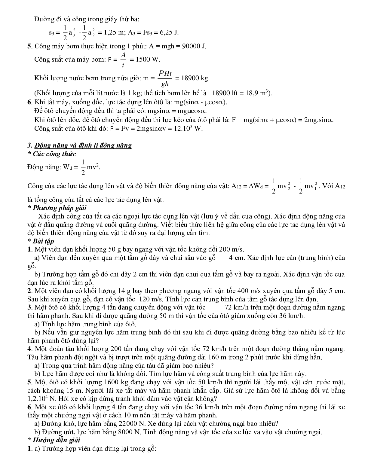 Chuyên đề Các định luật bảo toàn môn Vật lý lớp 10 (trang 5)
