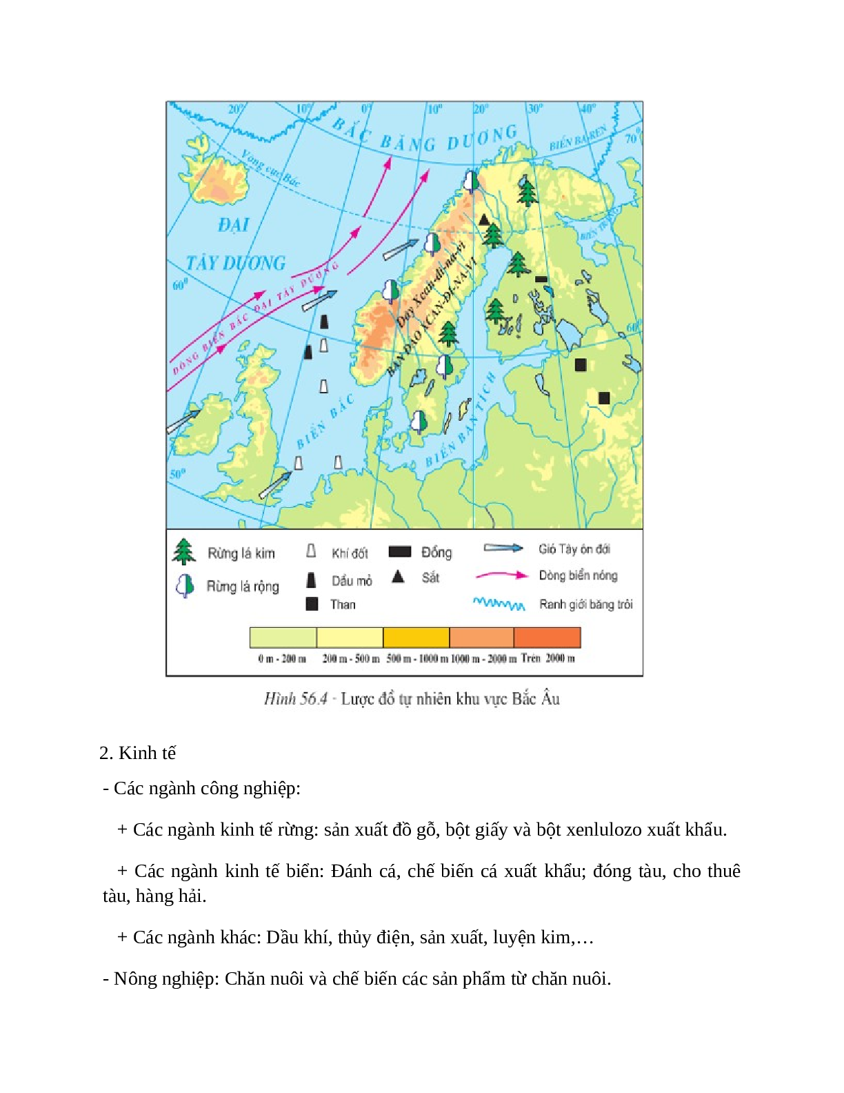 Địa Lí 7 Bài 56 (Lý thuyết và trắc nghiệm): Khu vực Bắc Âu (trang 4)