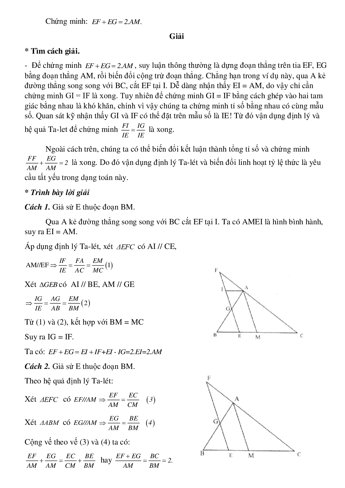 Định lý Ta-lét trong tam giác (trang 2)