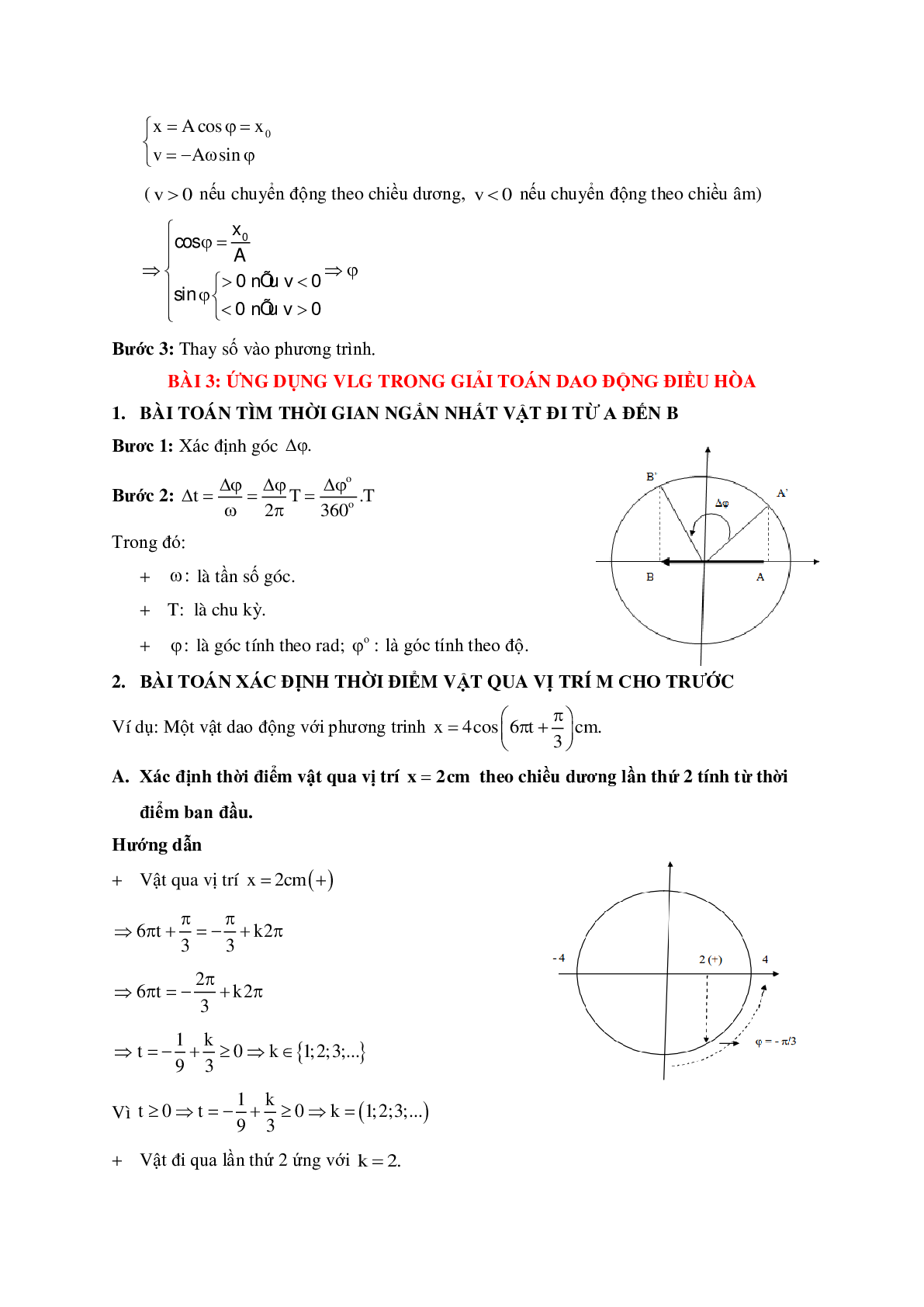 Tuyển tập các Công thức cần ghi nhớ Vật lý lớp 12 (trang 4)