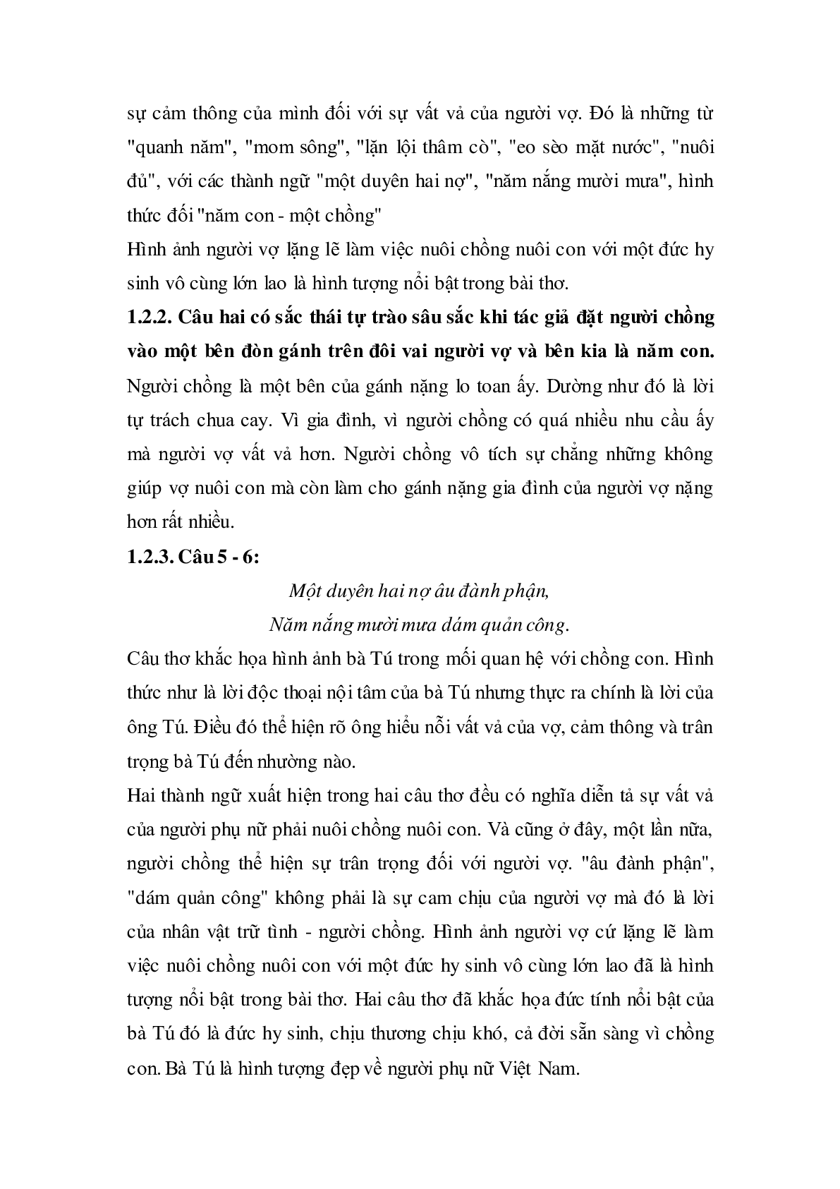 Soạn bài Thương vợ - ngắn nhất Soạn văn 11 (trang 2)