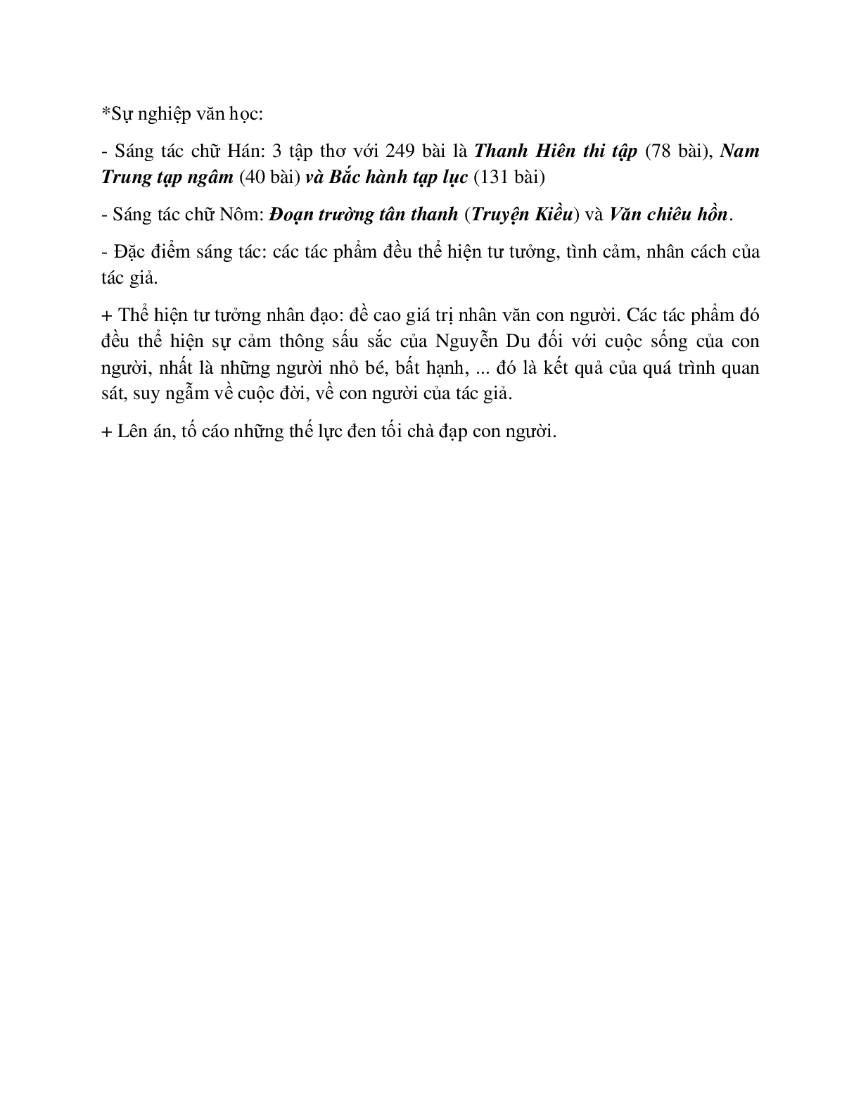 Truyện Kiều (Tác giả Nguyễn Du) – Ngữ văn lớp 10 (trang 2)