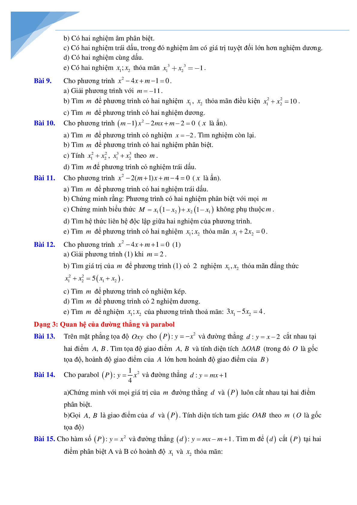 Đề cương học kì 2 môn toán lớp 9 (trang 3)
