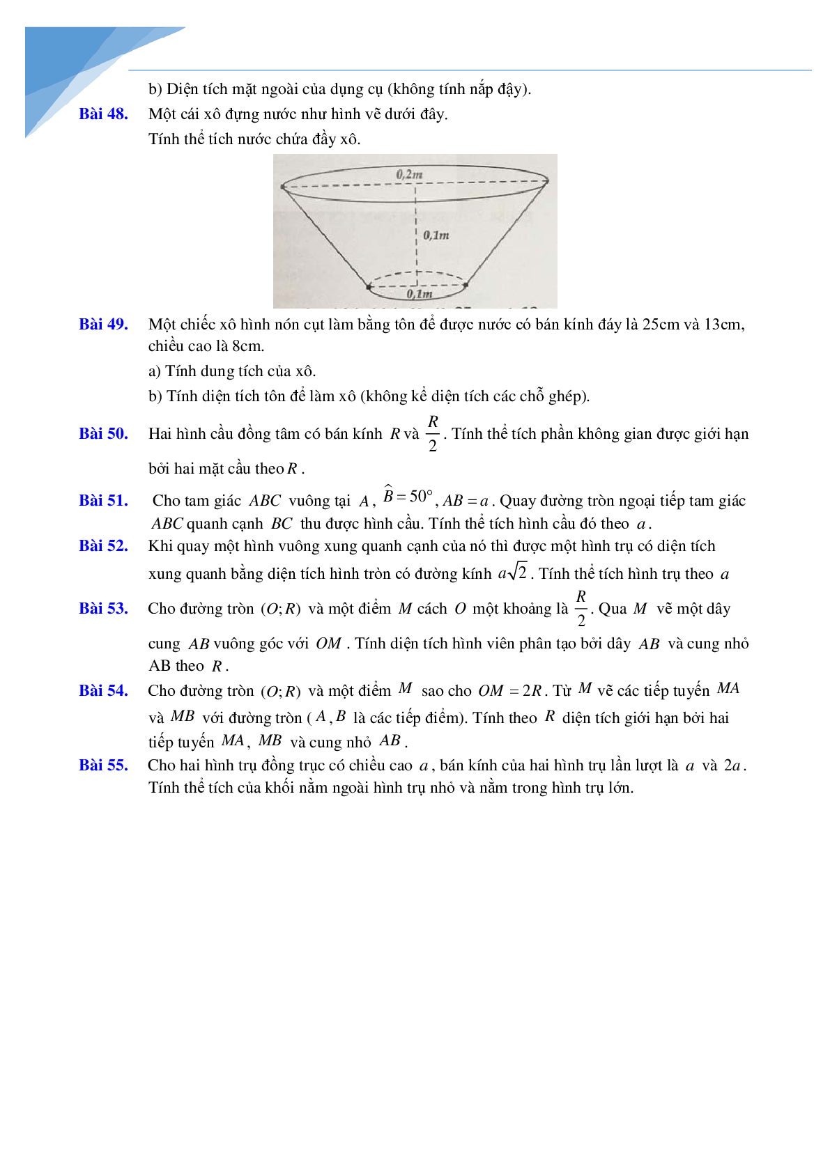 Đề cương học kì 2 môn toán lớp 9 (trang 8)