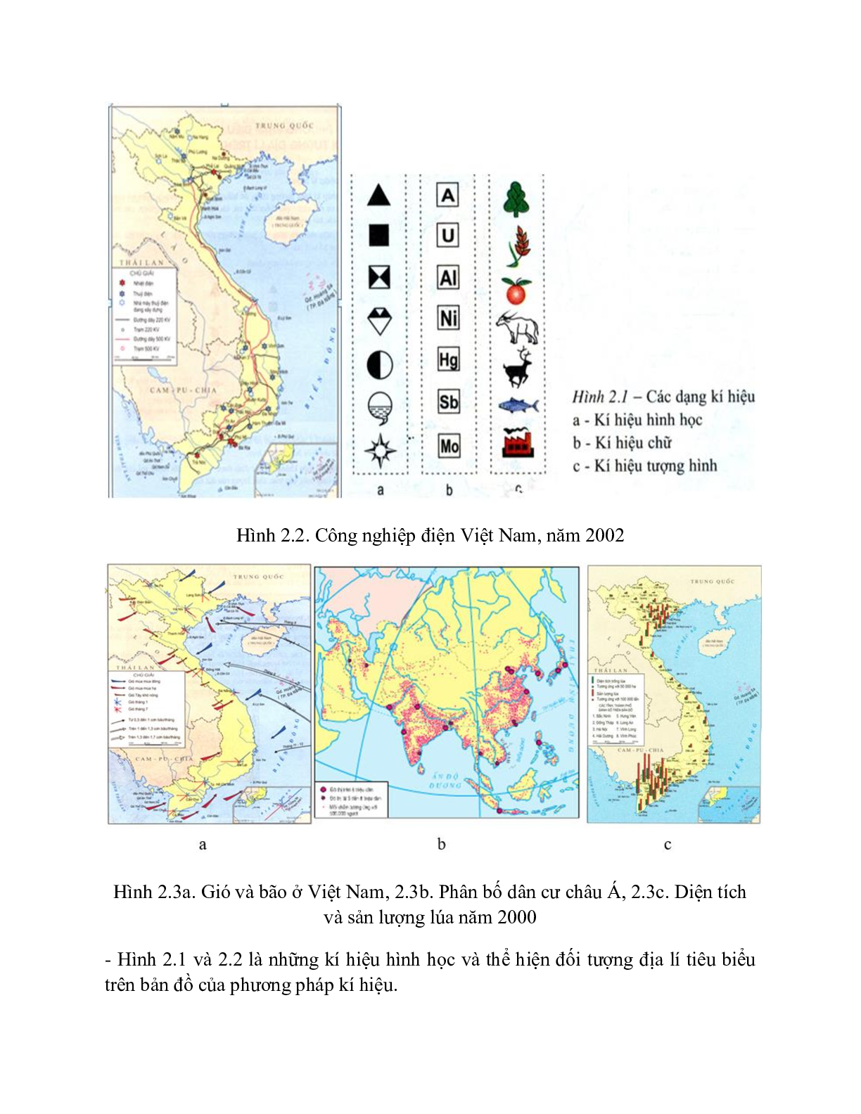 Địa Lí 10 Bài 2 (Lý thuyết và trắc nghiệm): Một số phương pháp biểu hiện các đối tượng địa lí trên bản đồ (trang 3)