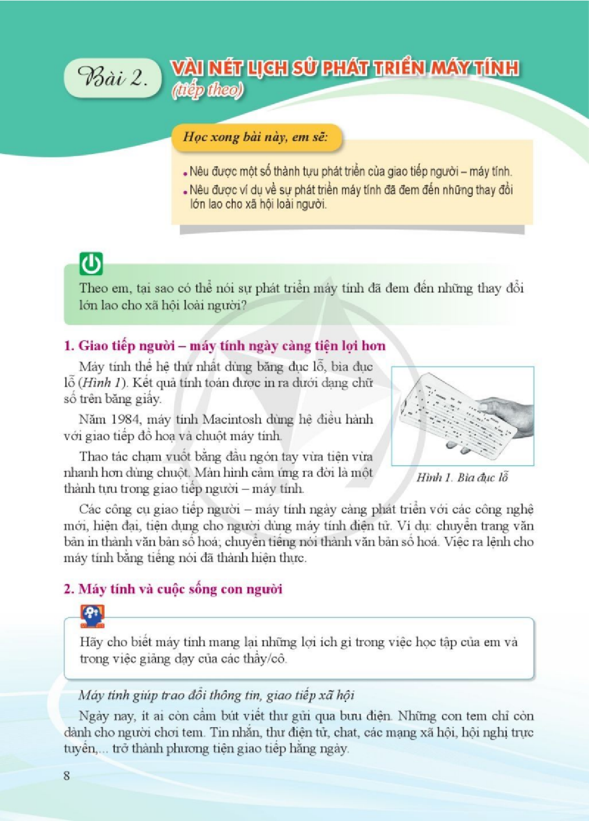 Tin học lớp 8 Cánh diều pdf (trang 8)