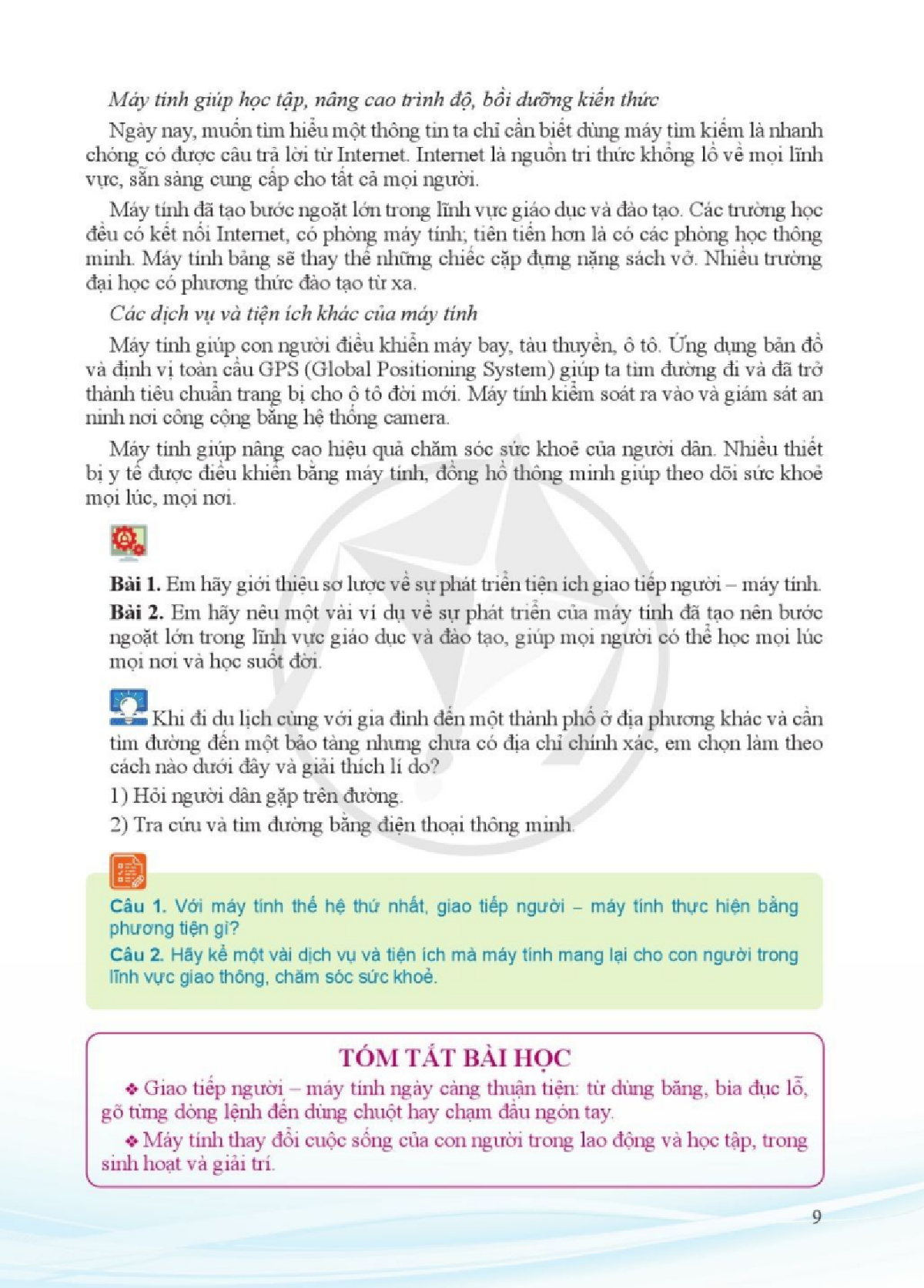 Tin học lớp 8 Cánh diều pdf (trang 9)