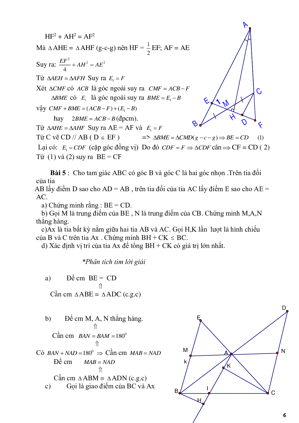 Bài tập hình học 7 (trang 6)