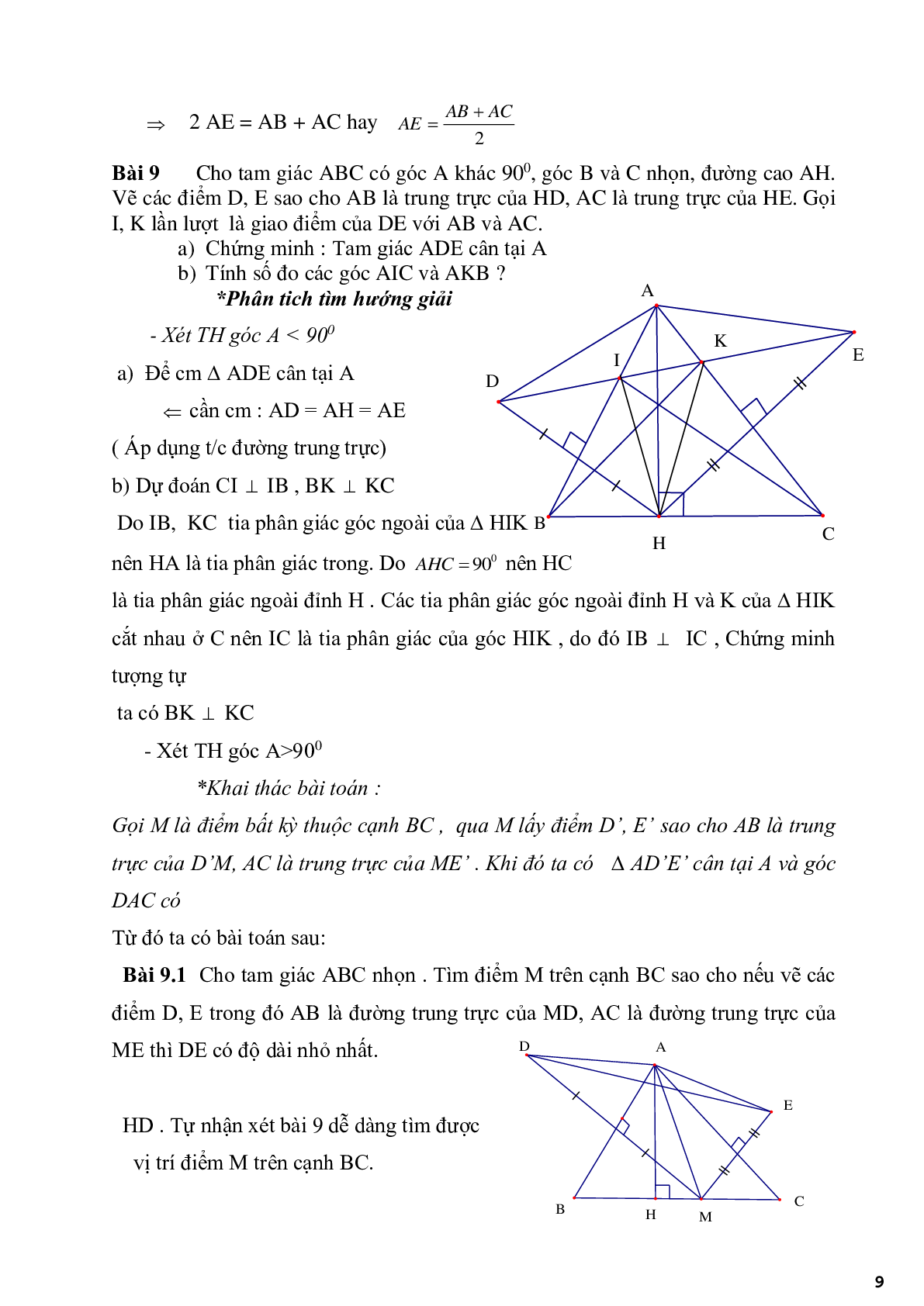 Bài tập hình học 7 (trang 9)