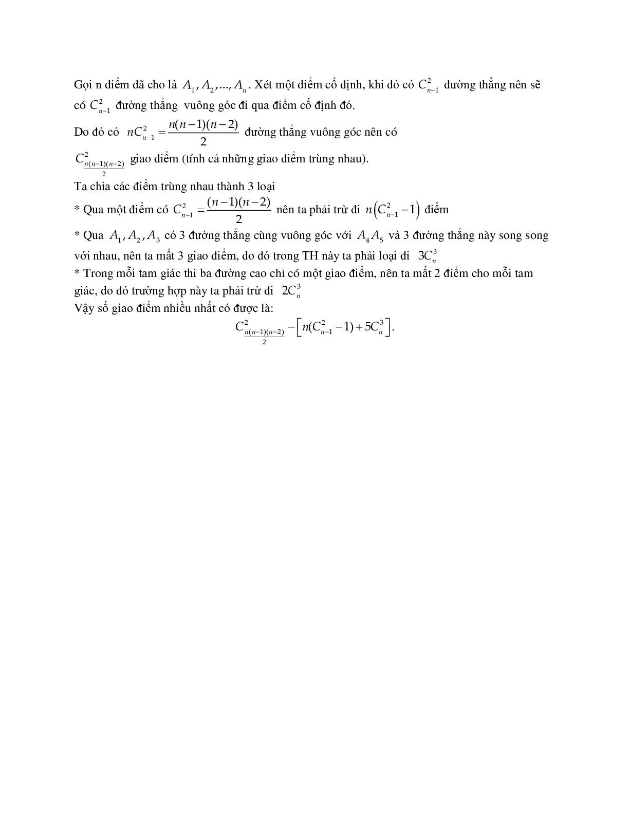 Các bài toán đếm tổ hợp liên quan đến hình học chọn lọc (trang 3)
