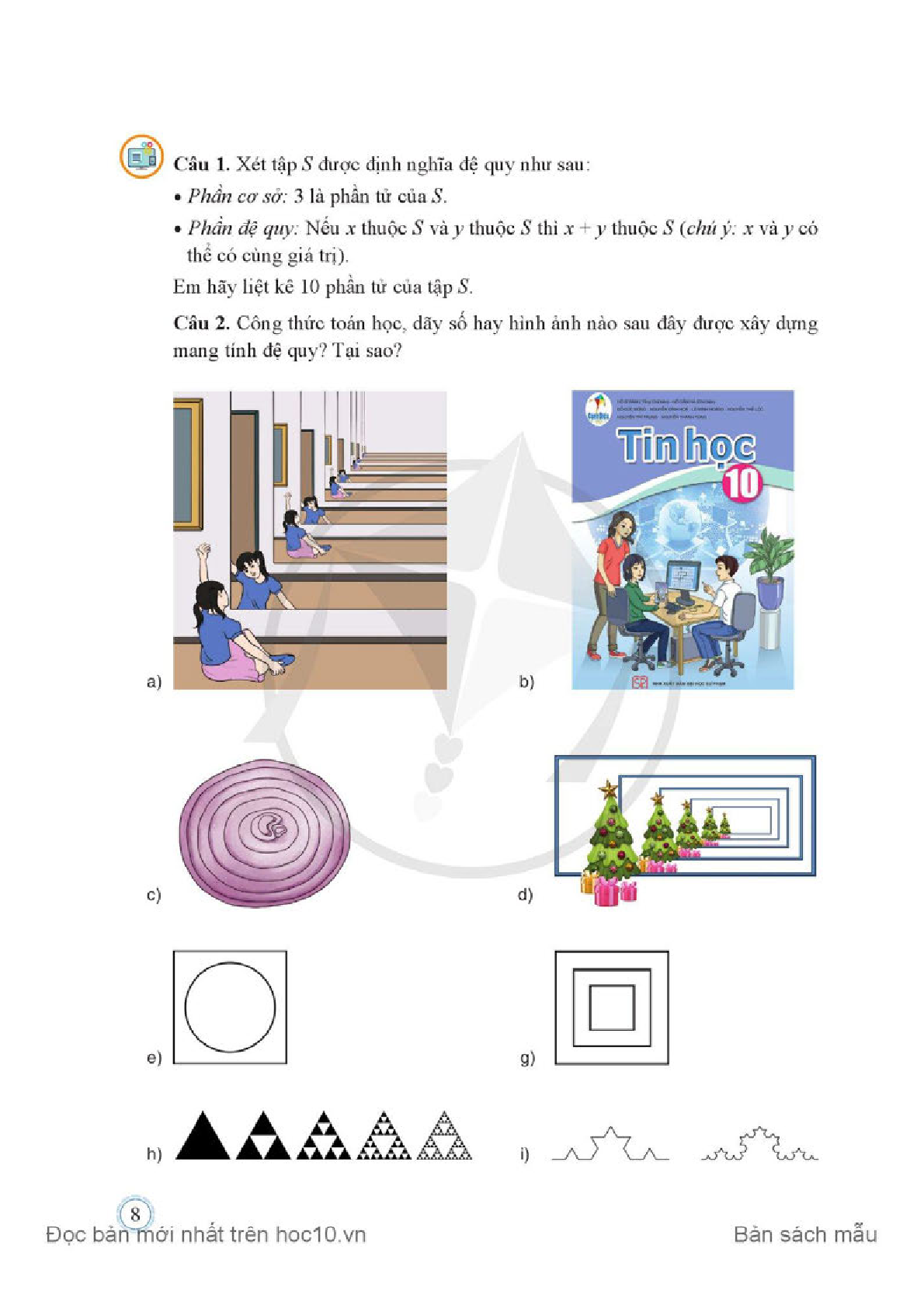 Chuyên đề học tập Tin học Khoa học máy tính 11 Cánh diều pdf (trang 10)