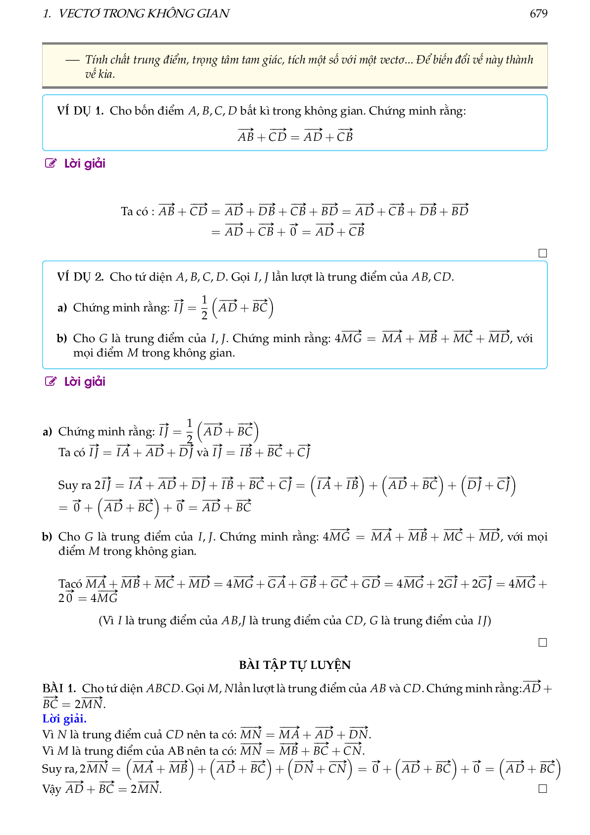 Hướng dẫn giải các dạng toán vectơ trong không gian, quan hệ vuông góc (trang 5)