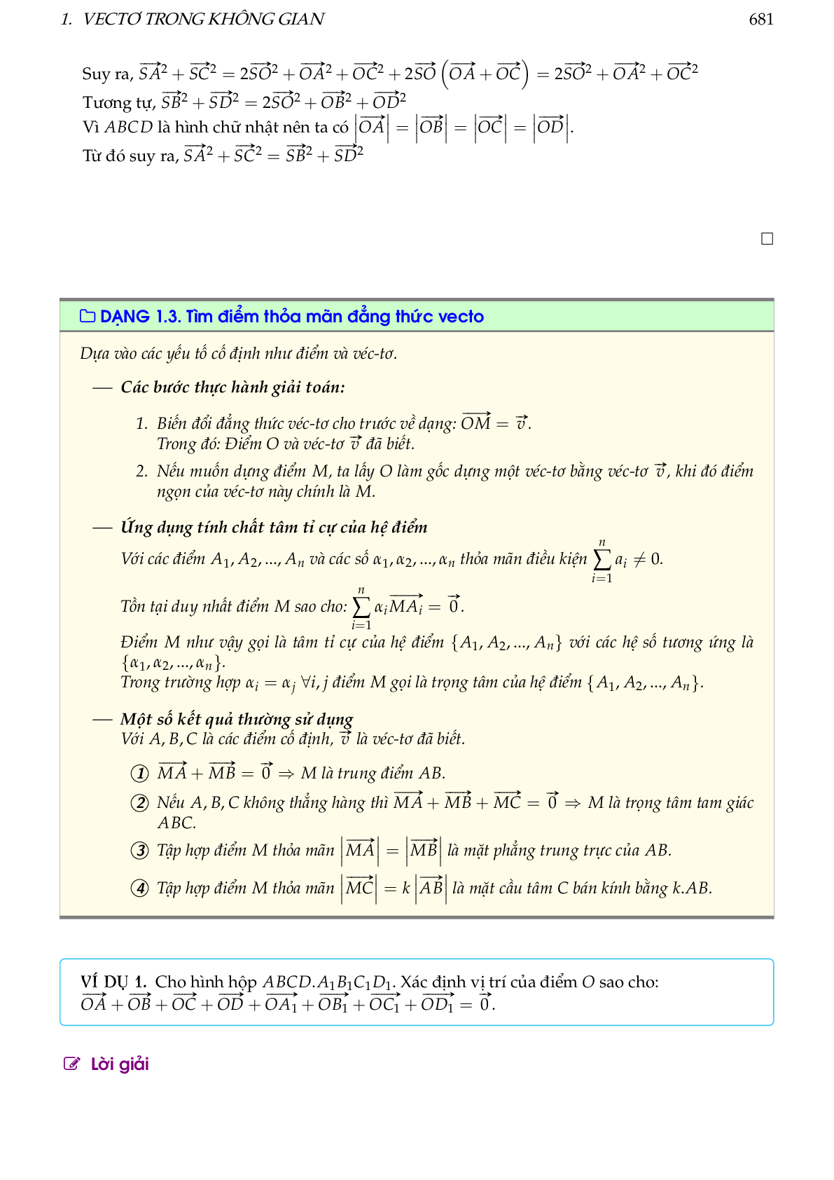 Hướng dẫn giải các dạng toán vectơ trong không gian, quan hệ vuông góc (trang 7)