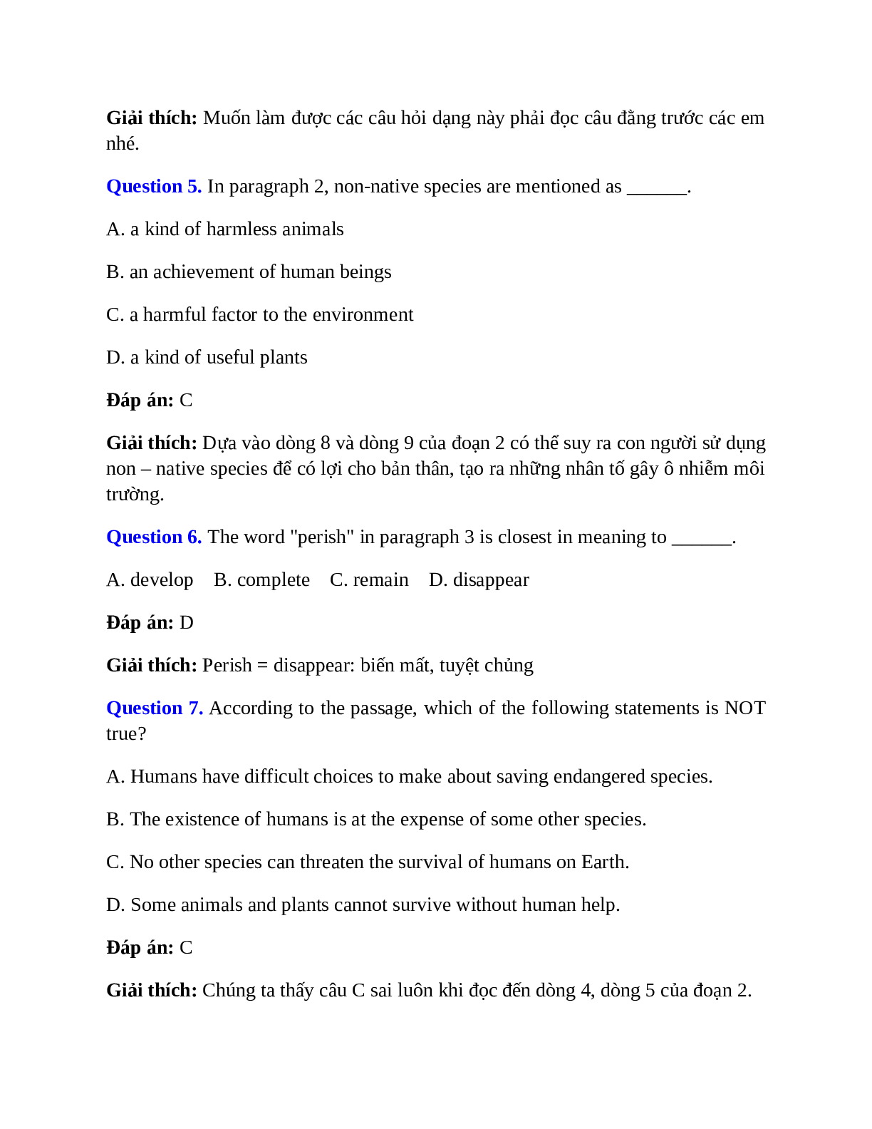 60 câu Trắc nghiệm Tiếng Anh 9 Unit 6 có đáp án 2023: The environment (trang 9)