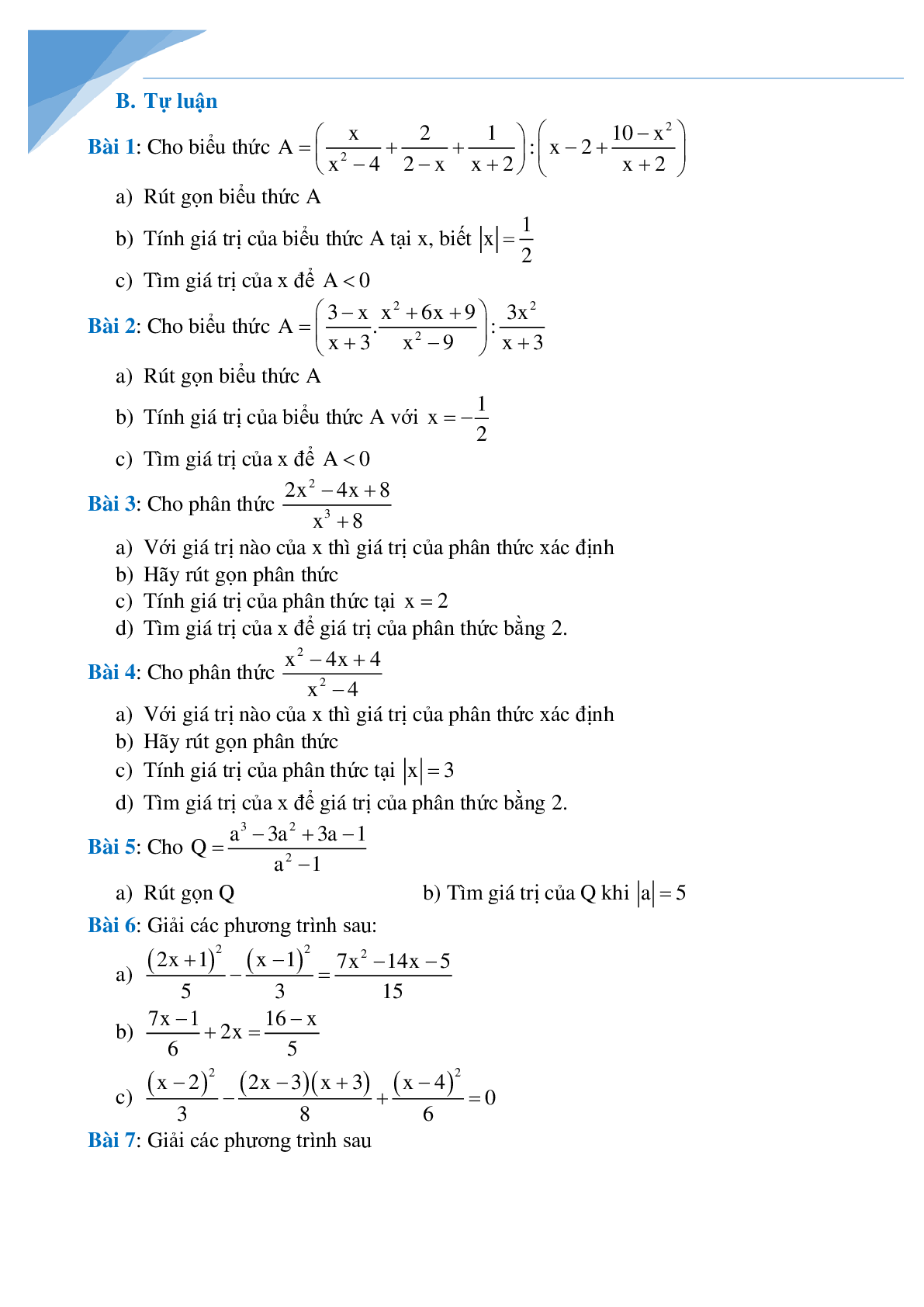 Đề cương giữa kì 2 môn toán lớp 8 (trang 3)