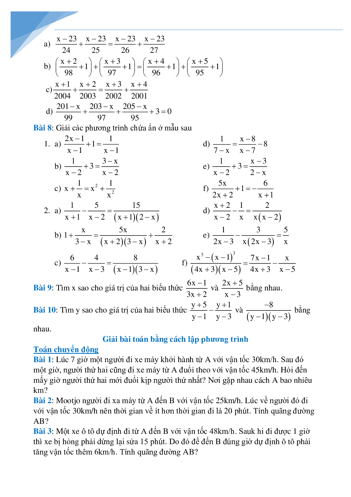 Đề cương giữa kì 2 môn toán lớp 8 (trang 4)