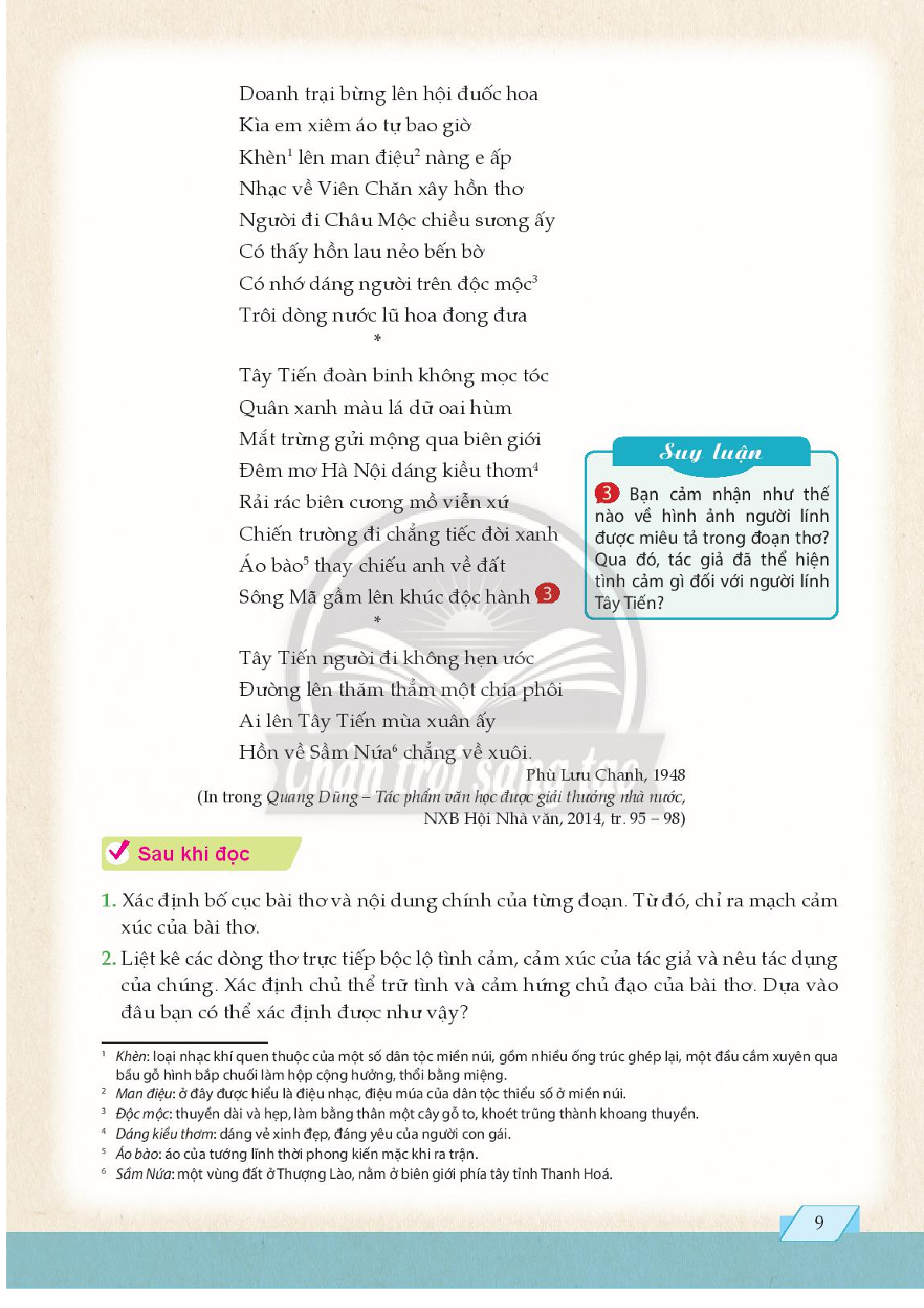 Ngữ văn lớp 10 Tập 2 Chân trời sáng tạo pdf (trang 10)