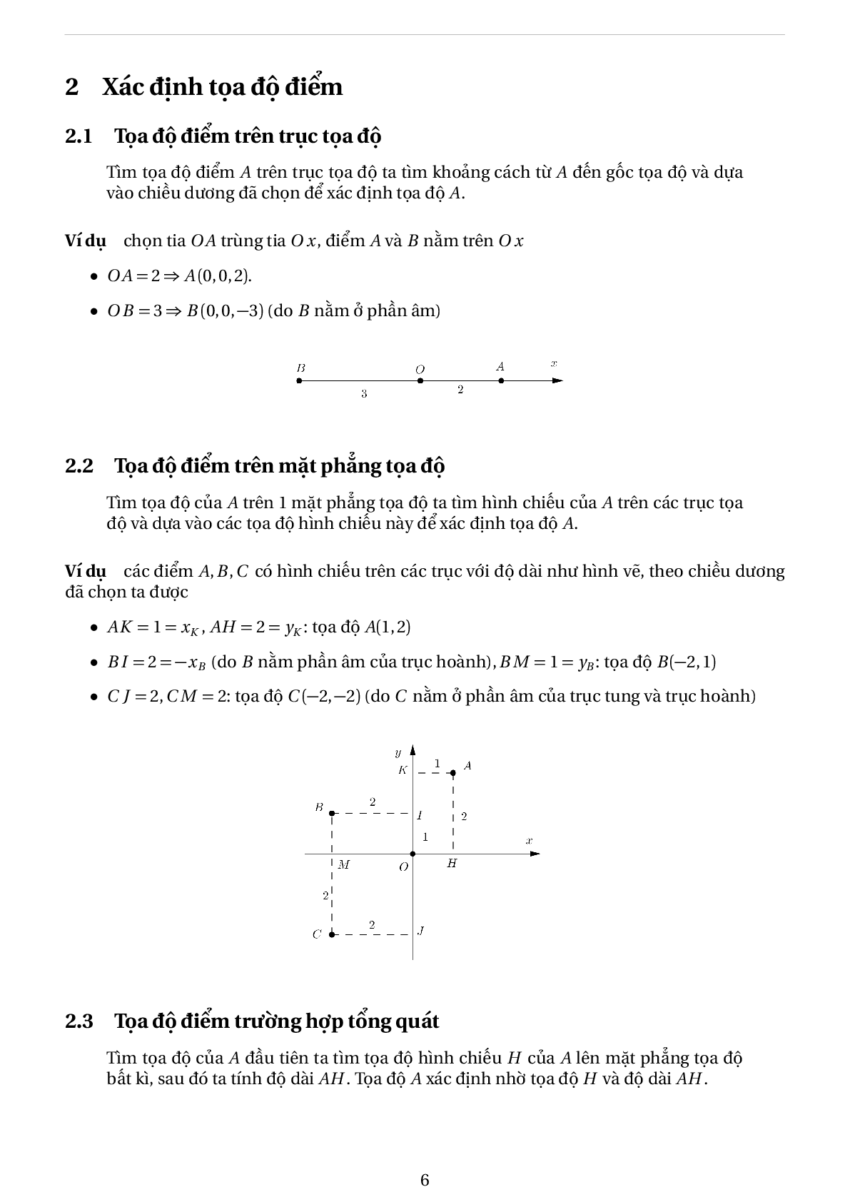 Phương pháp tọa độ hóa để giải bài toán hình học không gian - phần 2 (trang 6)