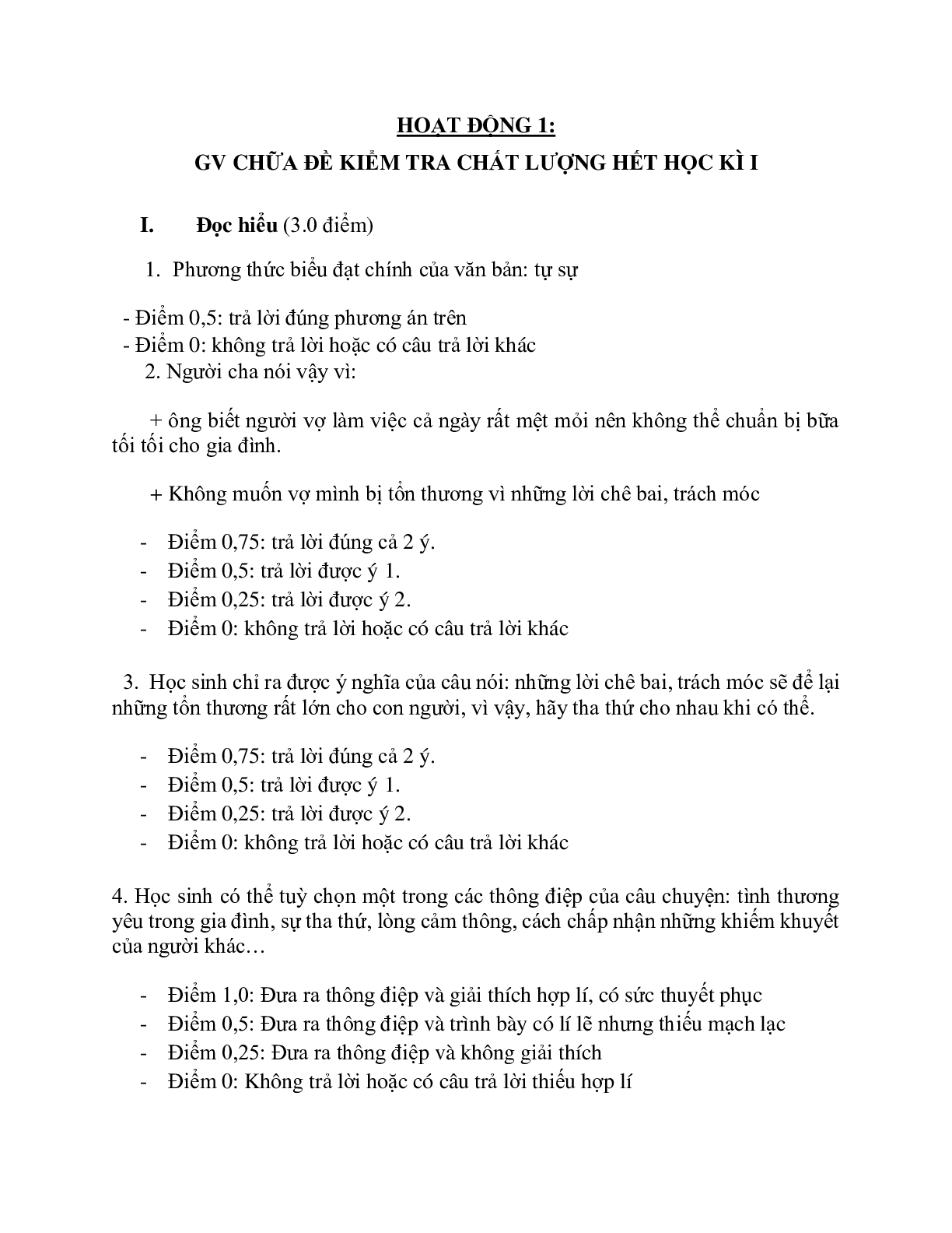 Giáo án ngữ văn lớp 10 Tiết 52: Trả bài viết số 4 (trang 2)