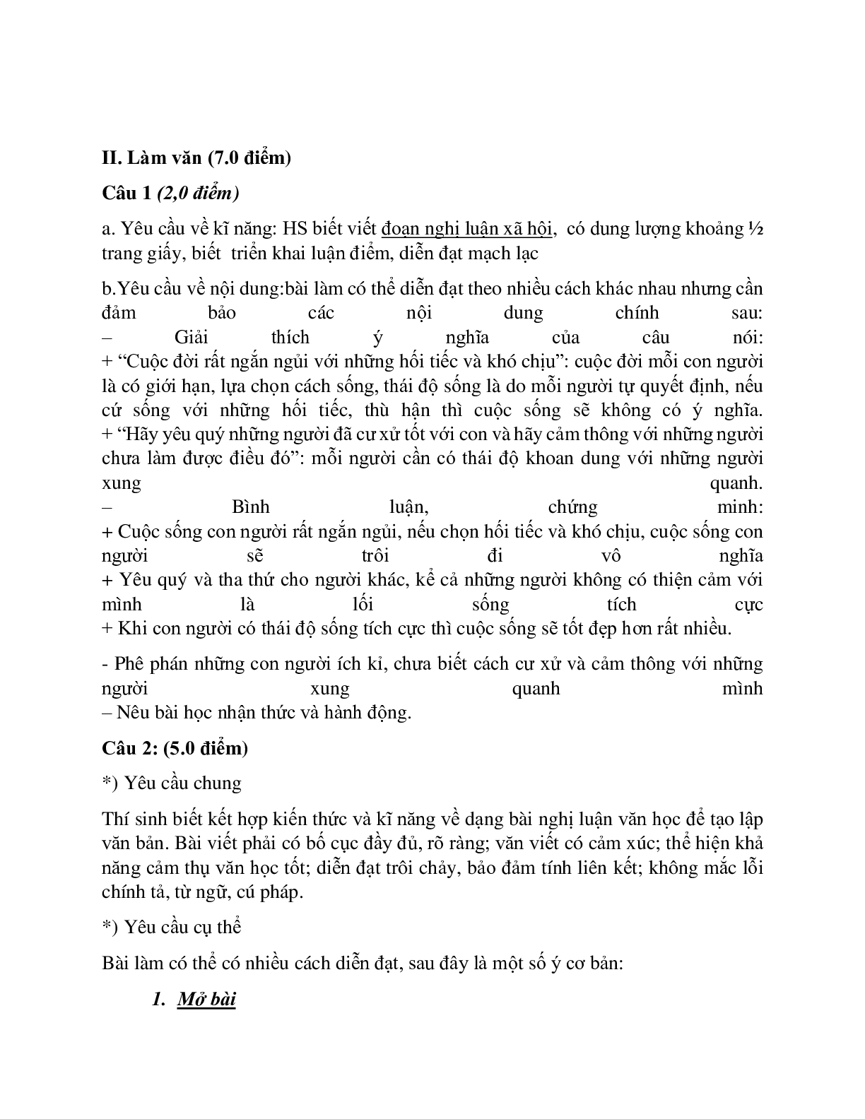 Giáo án ngữ văn lớp 10 Tiết 52: Trả bài viết số 4 (trang 3)