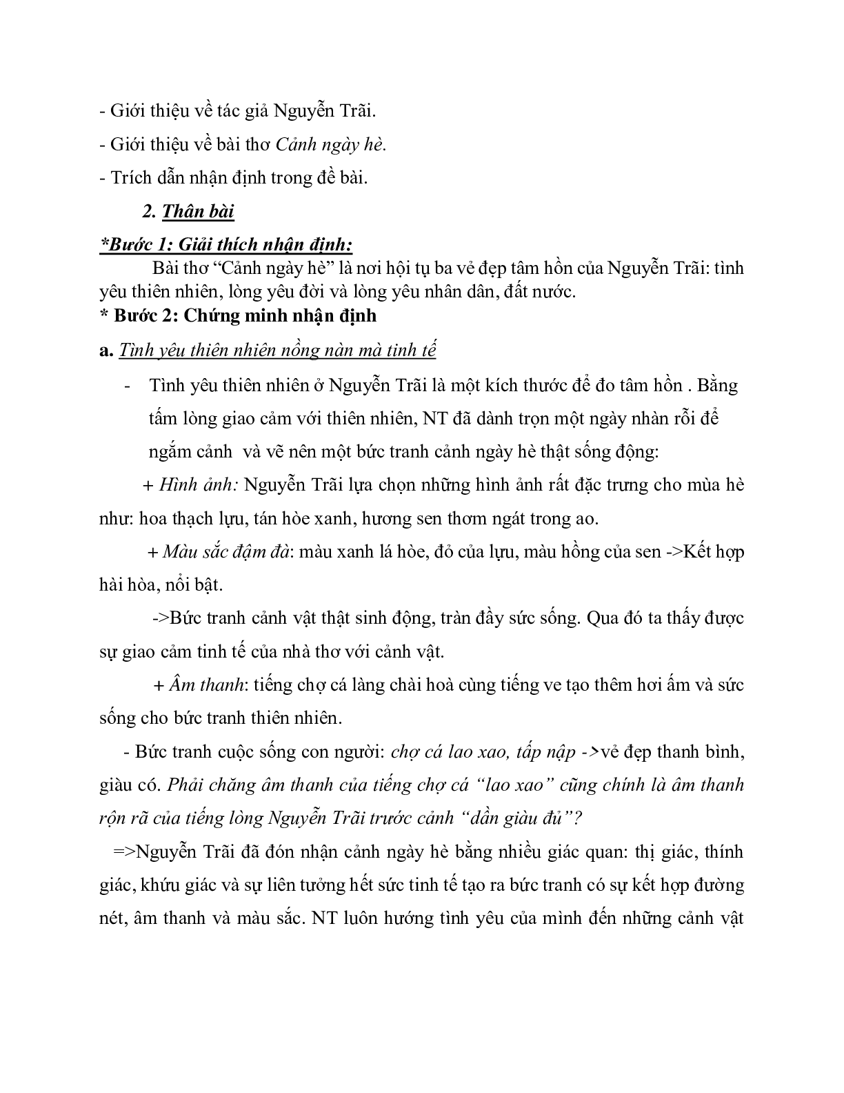 Giáo án ngữ văn lớp 10 Tiết 52: Trả bài viết số 4 (trang 4)