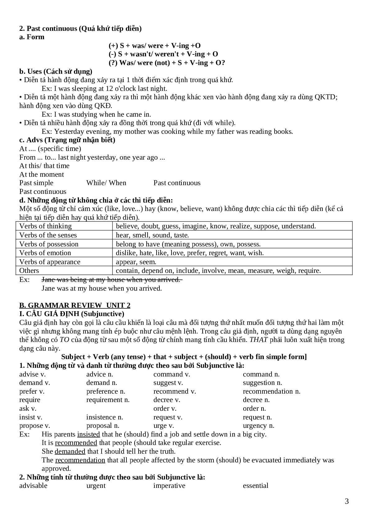Đề cương ôn tập giữa học kì 1 Tiếng Anh lớp 12 (trang 3)