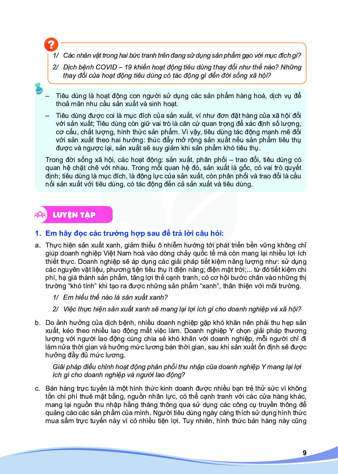 Giáo dục Kinh tế và pháp luật lớp 10 Kết nối tri thức pdf (trang 10)