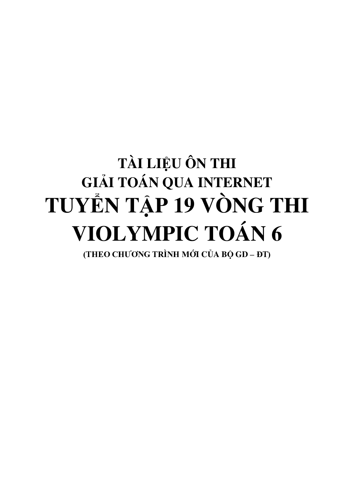 Tài liệu ôn thi VIOLYMPIC Toán 6 có đáp án (trang 1)