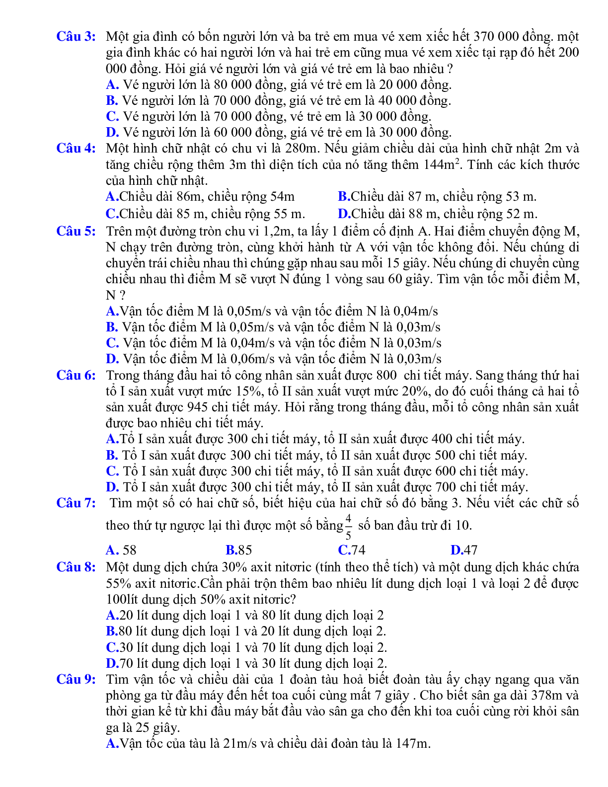 Giải bài toán bằng cách hệ lập phương trình hai ẩn (trang 3)