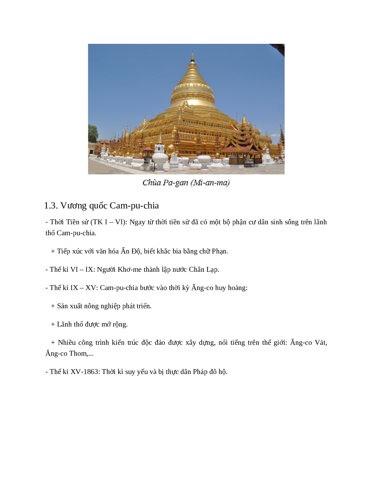 Lịch Sử 7 Bài 6 (Lý thuyết và trắc nghiệm): Các quốc gia phong kiến Đông Nam Á (trang 4)