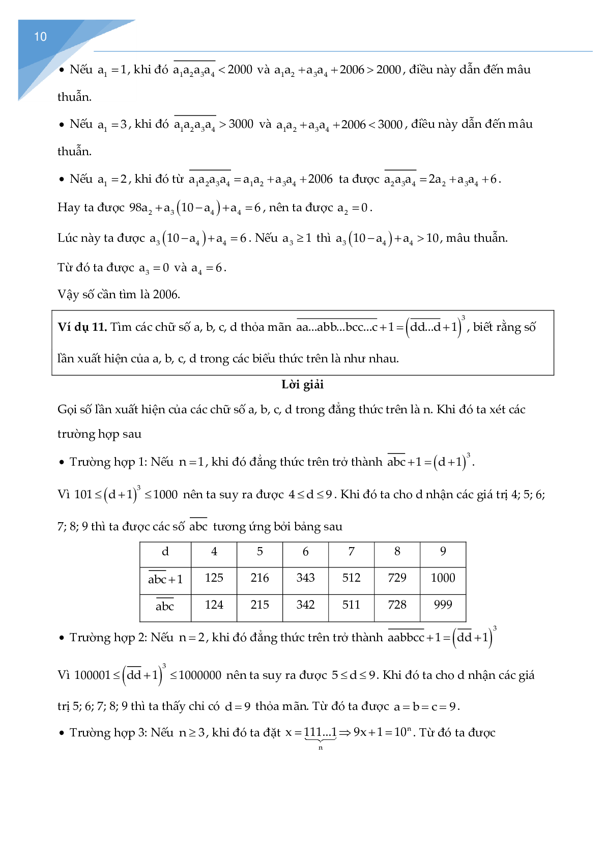 Các bài toán về cấu tạo số chọn lọc (trang 10)