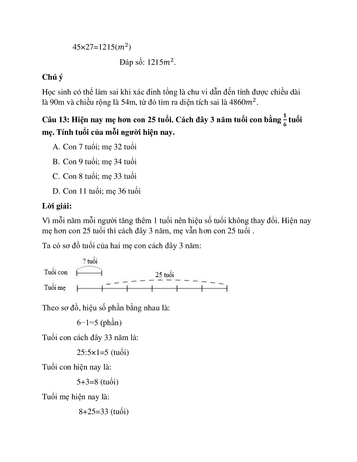 20 câu Trắc nghiệm Ôn tập về các phép tính có đáp án 2023 – Toán lớp 4 (trang 7)