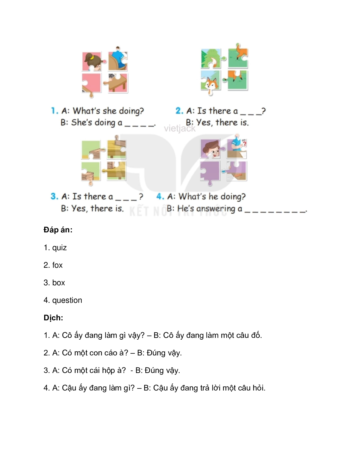 Tiếng Anh lớp 2 Fun time 2 trang 29 - 30 – Kết nối tri thức (trang 3)