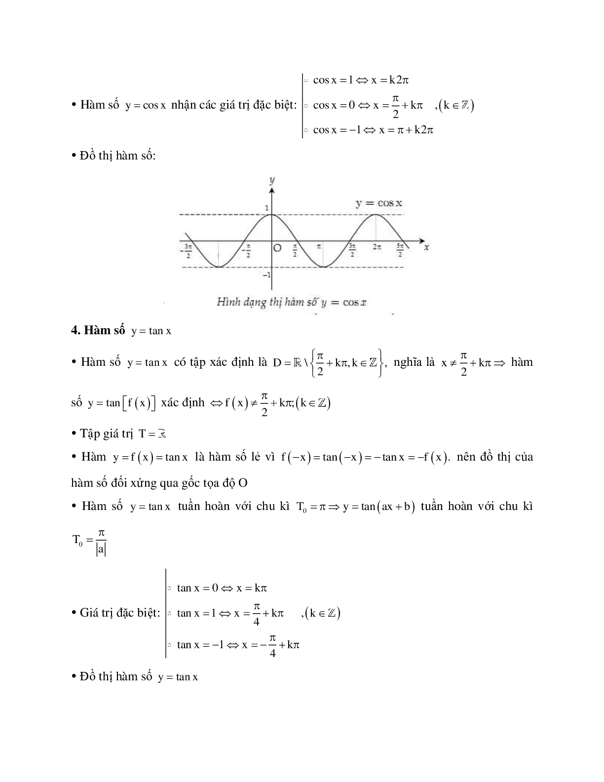 Phương pháp giải về hàm số lượng giác 2023 (lý thuyết và bài tập) (trang 3)
