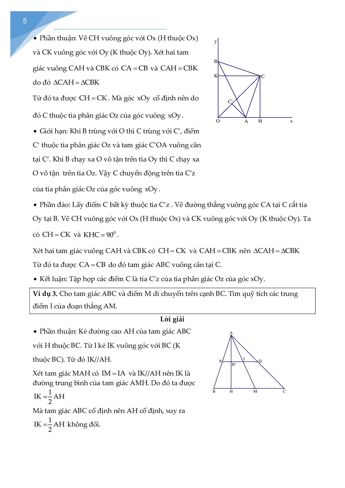 Chuyên đề các bài toán quỹ tích - tập hợp điểm (trang 6)